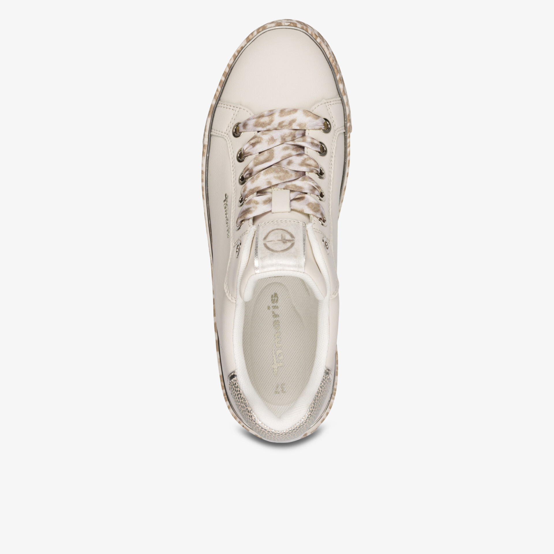 Bequemer Schuh mit klassischer Schnürung und modernem Design, hochwertige Verarbeitung, klare Draufsicht