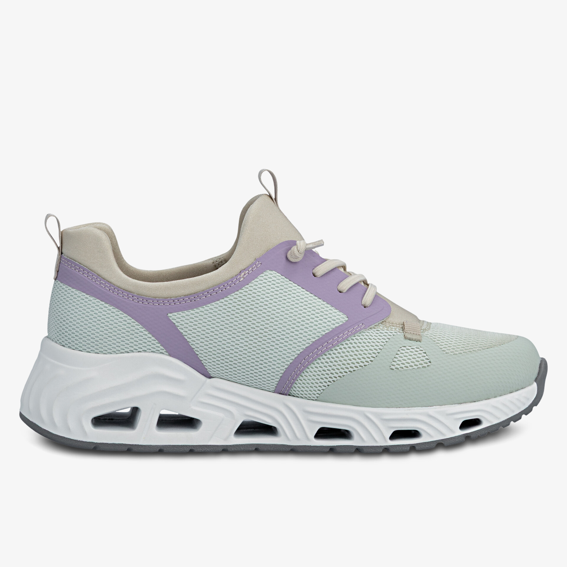 Moderner leichter Sneaker mit atmungsaktivem Material und stoßdämpfender Sohle für optimalen Komfort