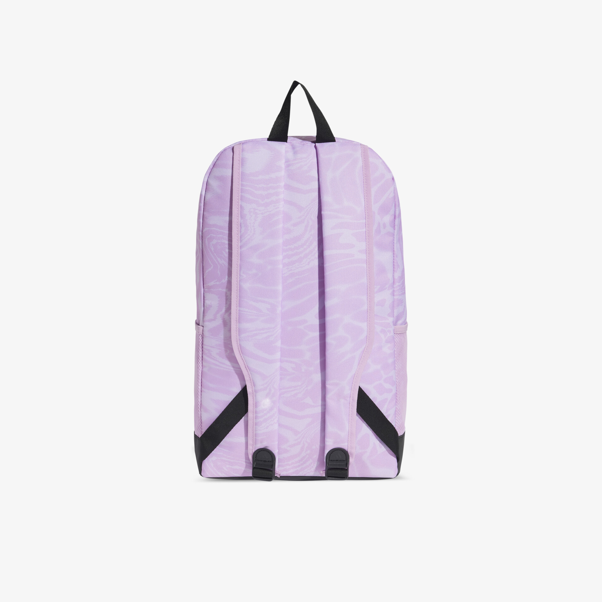 Praktischer lila Rucksack mit gepolsterten Trägern und schlichtem, robustem Design für den Alltag