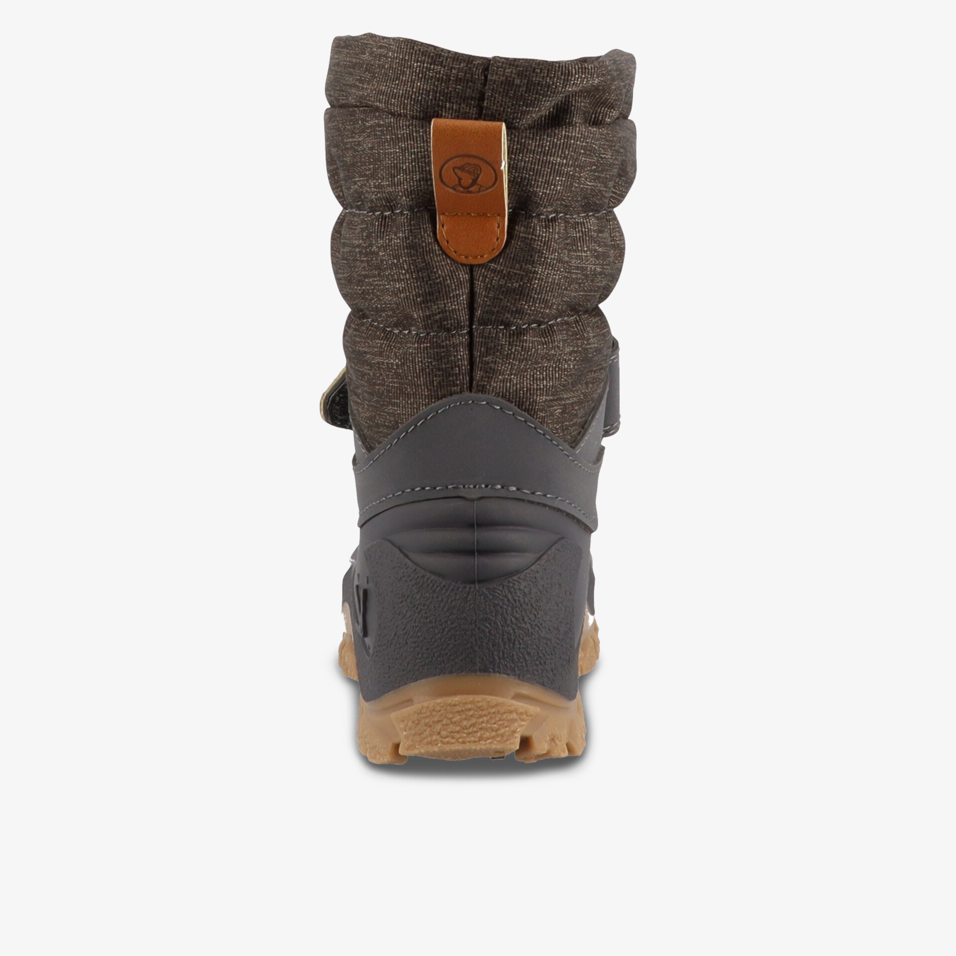 Robuster Winterstiefel mit hohem Schaft und wasserabweisendem Material, rutschfeste Sohle für sicheren Halt