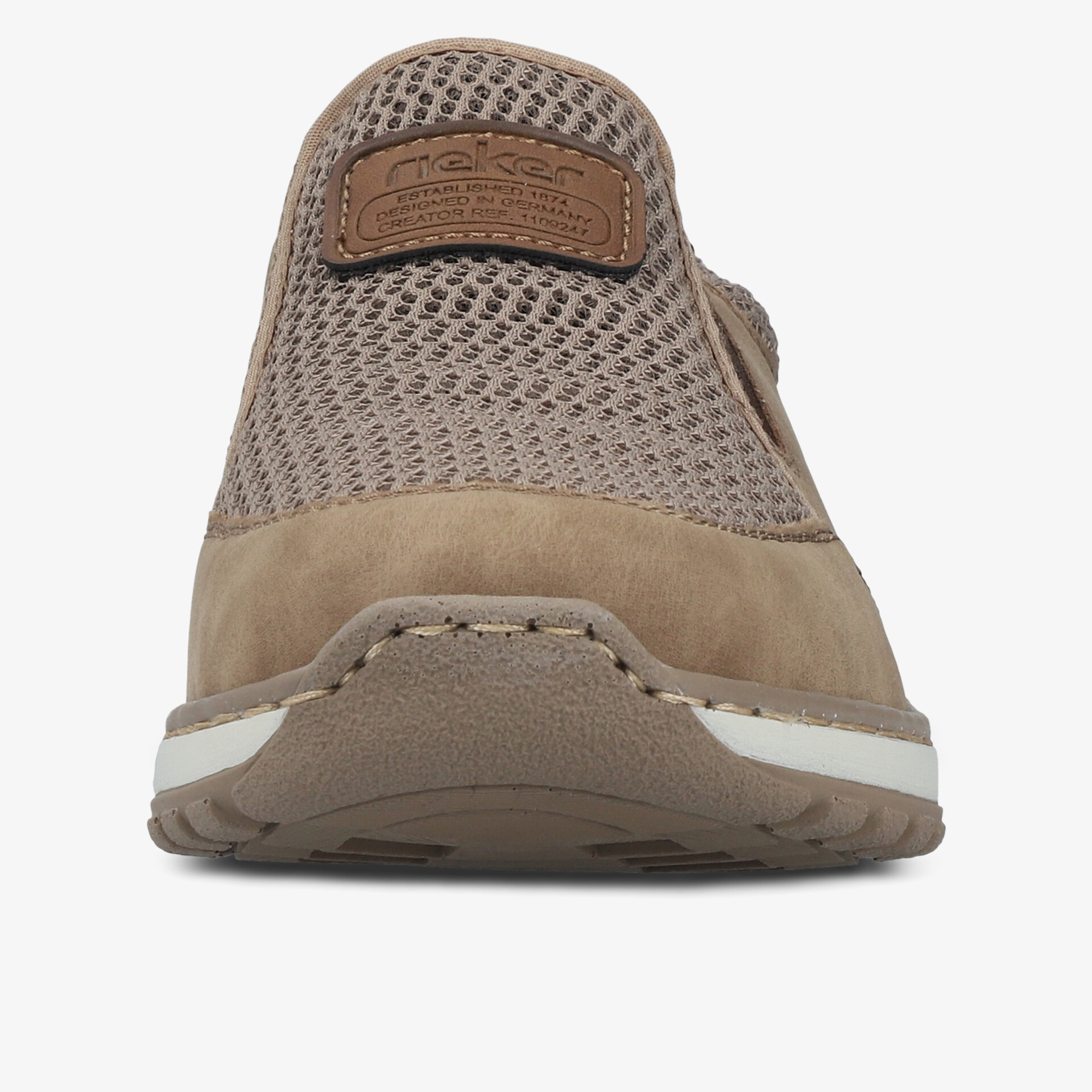 Atmungsaktiver, leichter Schuh mit komfortabler Passform und rutschfester Sohle in neutraler Farbe