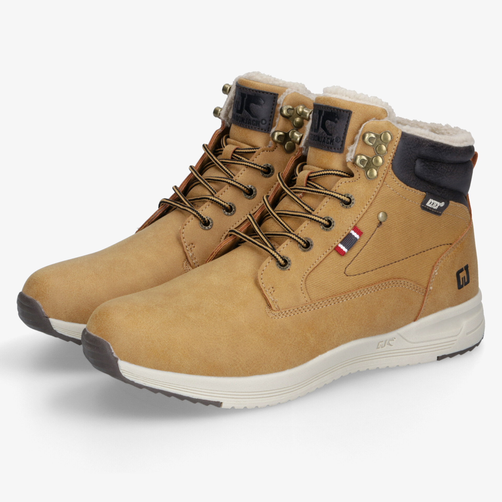 Robuste und wasserdichte Outdoor-Stiefel mit rutschfester Sohle und warmem Futter für optimalen Komfort.