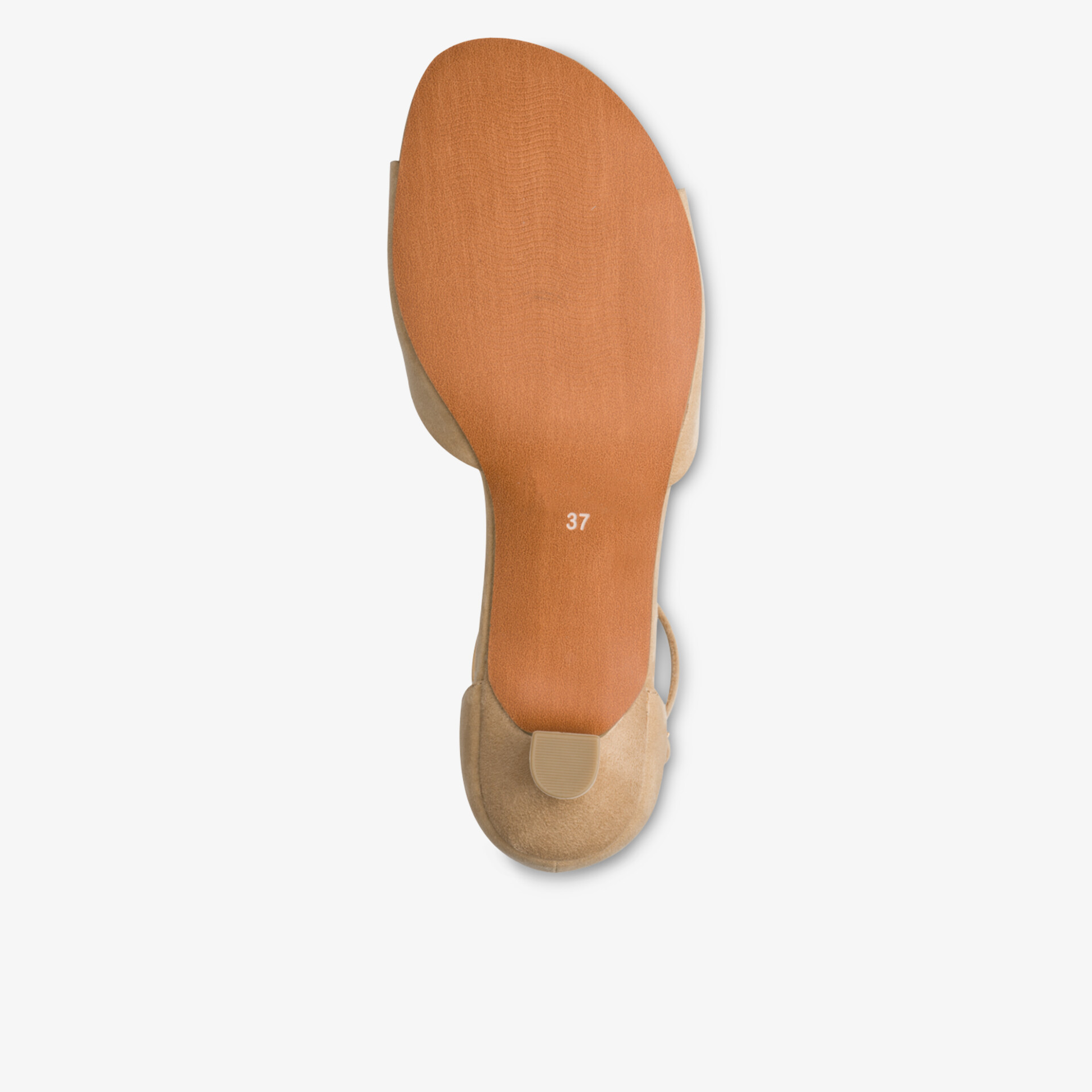 Glatte, elegante Schuhsohle aus hochwertigem, strapazierfähigem Leder, rutschfest und langlebig