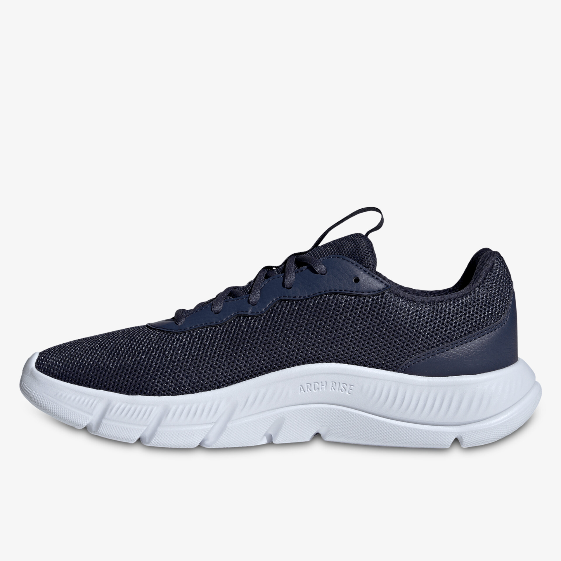 Leichter sportlicher Sneaker mit atmungsaktivem Material und flexibler, bequemer weißer Sohle