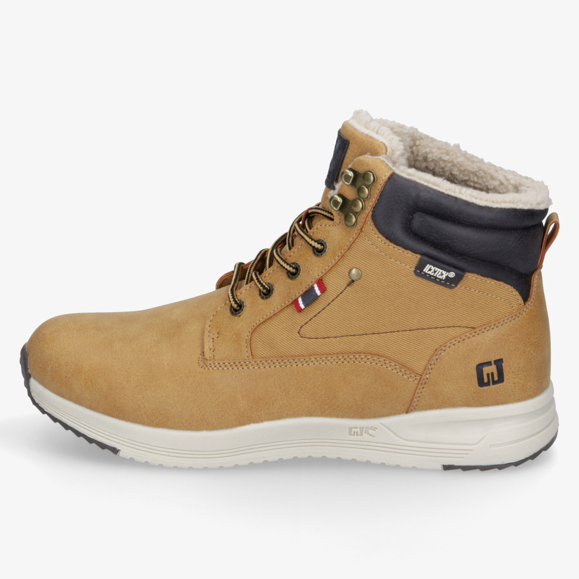 Bequemer, warm gefütterter Lederstiefel mit rutschfester Sohle und stilvollen Details für kalte Tage.