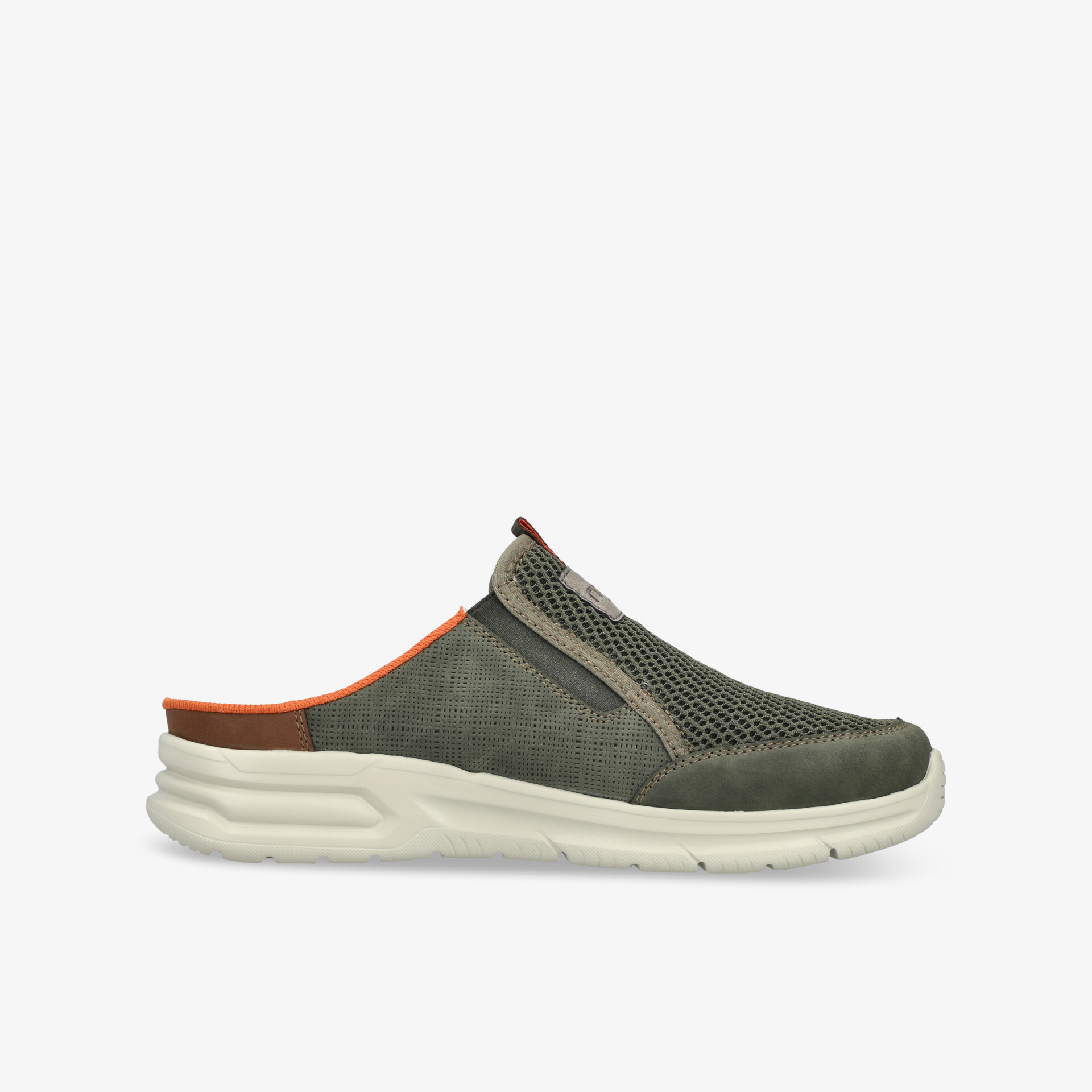 Leichter grauer Sportschuh mit flexibler Passform und rutschfester Sohle, ideal für Komfort und Sport