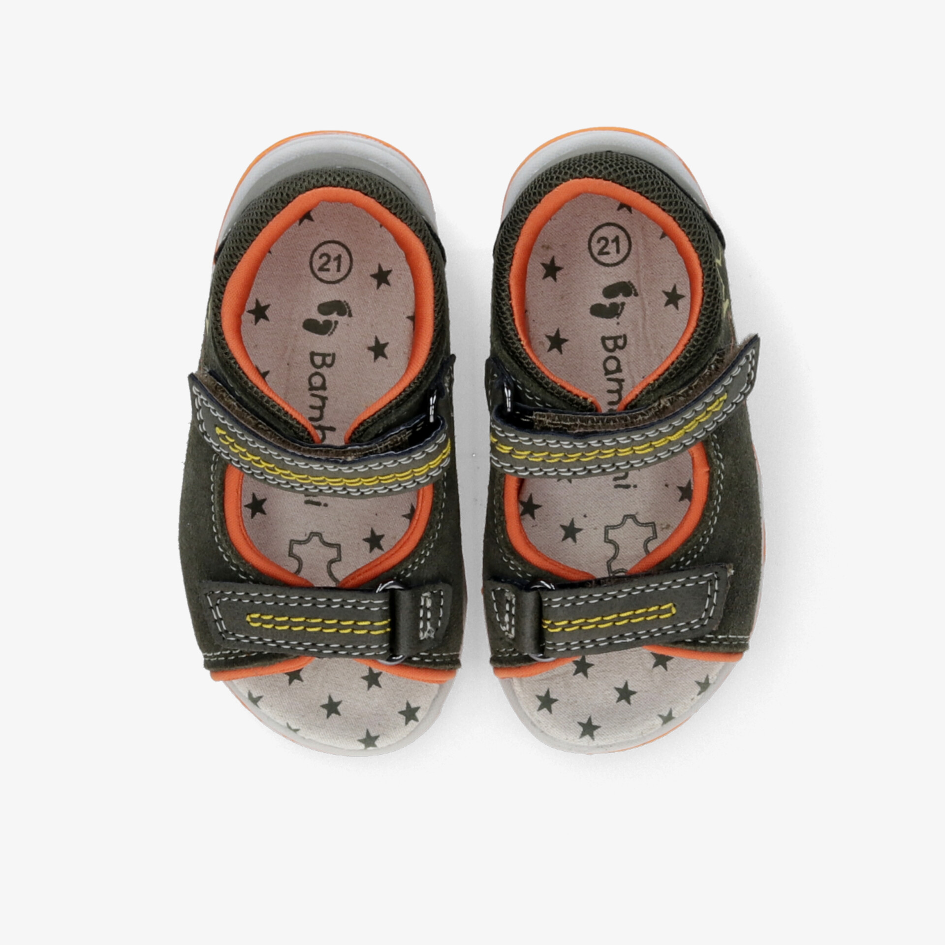 Bequeme schwarze Kindersandalen mit praktischem Klettverschluss und atmungsaktivem Design, gepolsterte Innensohle