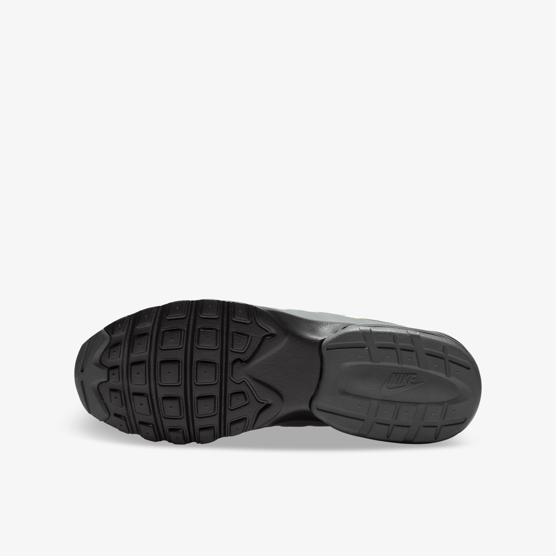 Schuhsohle in schwarz mit robustem, rutschfestem Profil für optimalen Halt und Stoßdämpfung