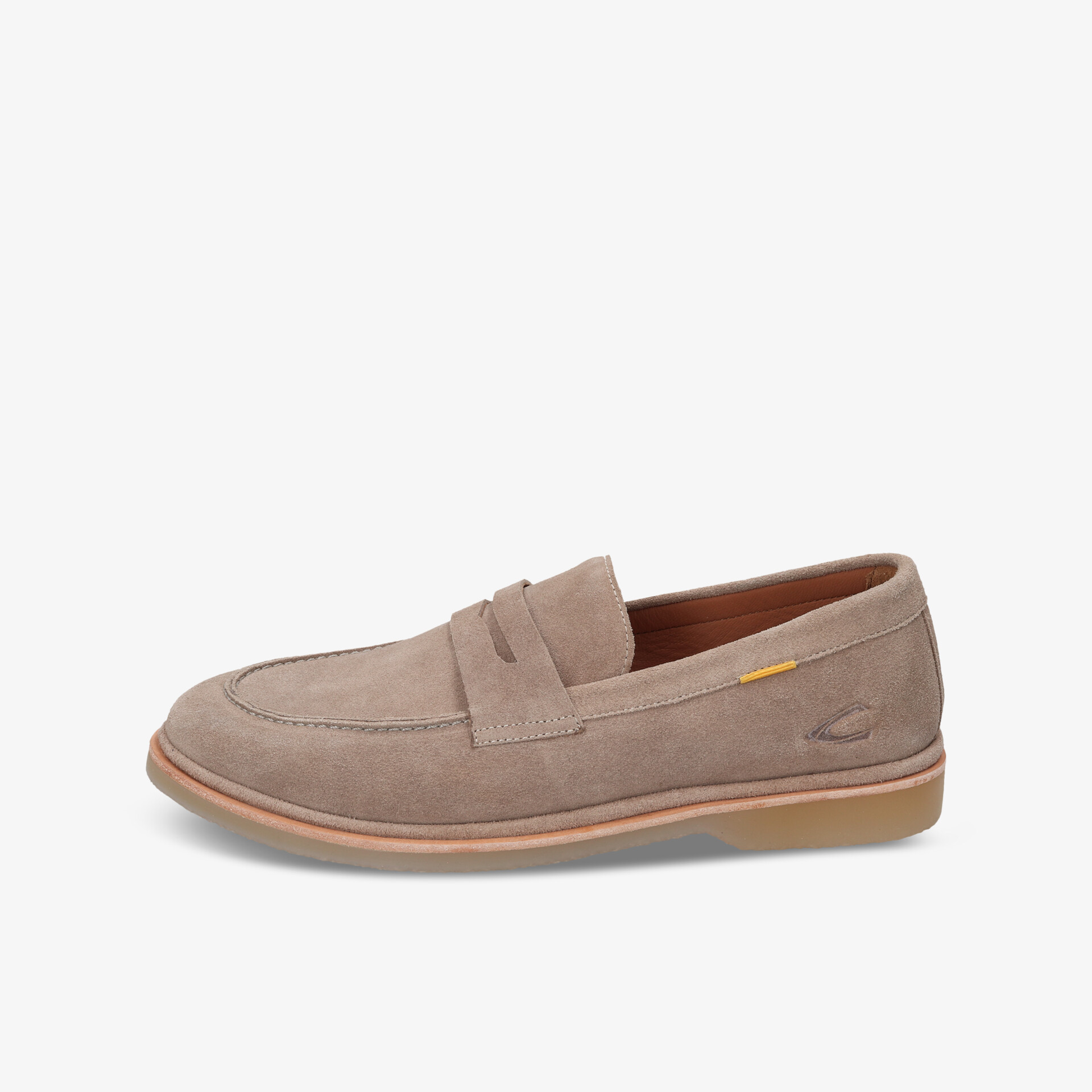 Bequemer Loafer in neutralem Farbton mit eleganter Naht und rutschfester Sohle für stilvollen Alltag