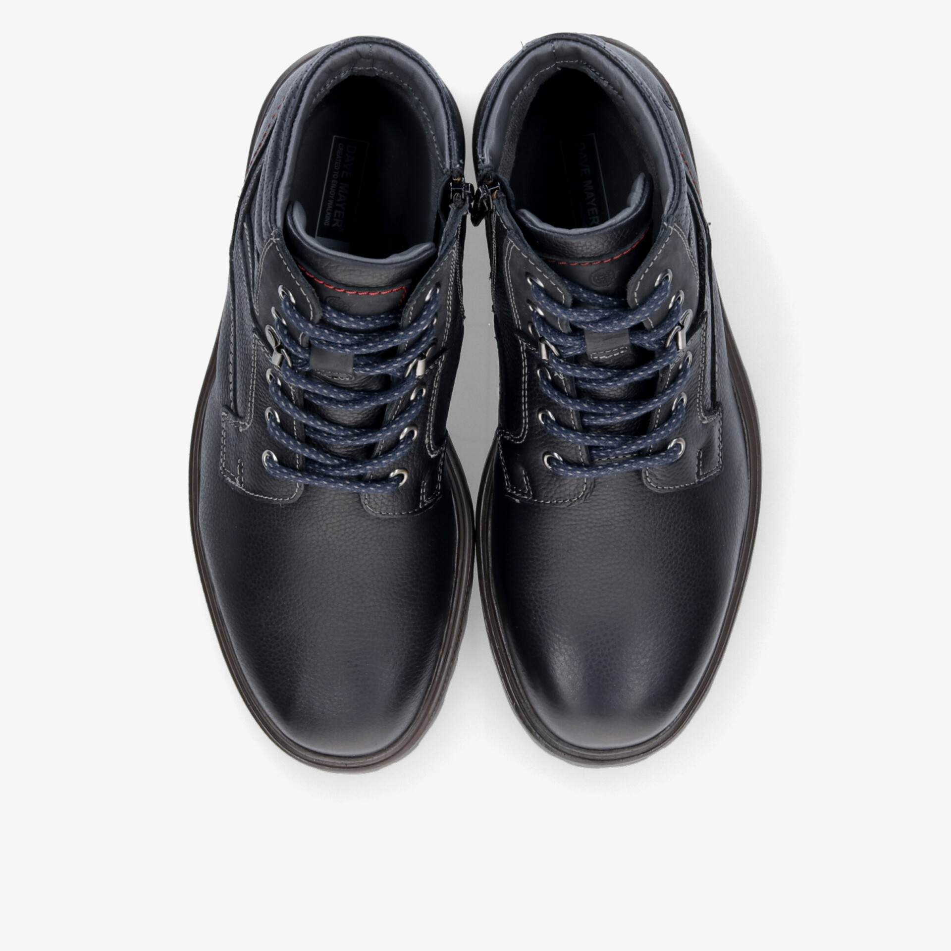 Schwarze Stiefeletten mit robuster Sohle und Schnürung, ideal für Komfort und Stil im Alltag.