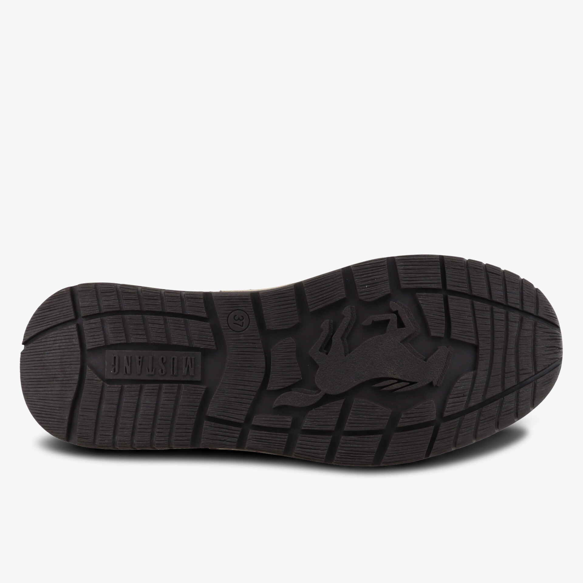 Rutschfeste und robuste Schuhsohle mit tiefem Profil für optimalen Halt und Langlebigkeit