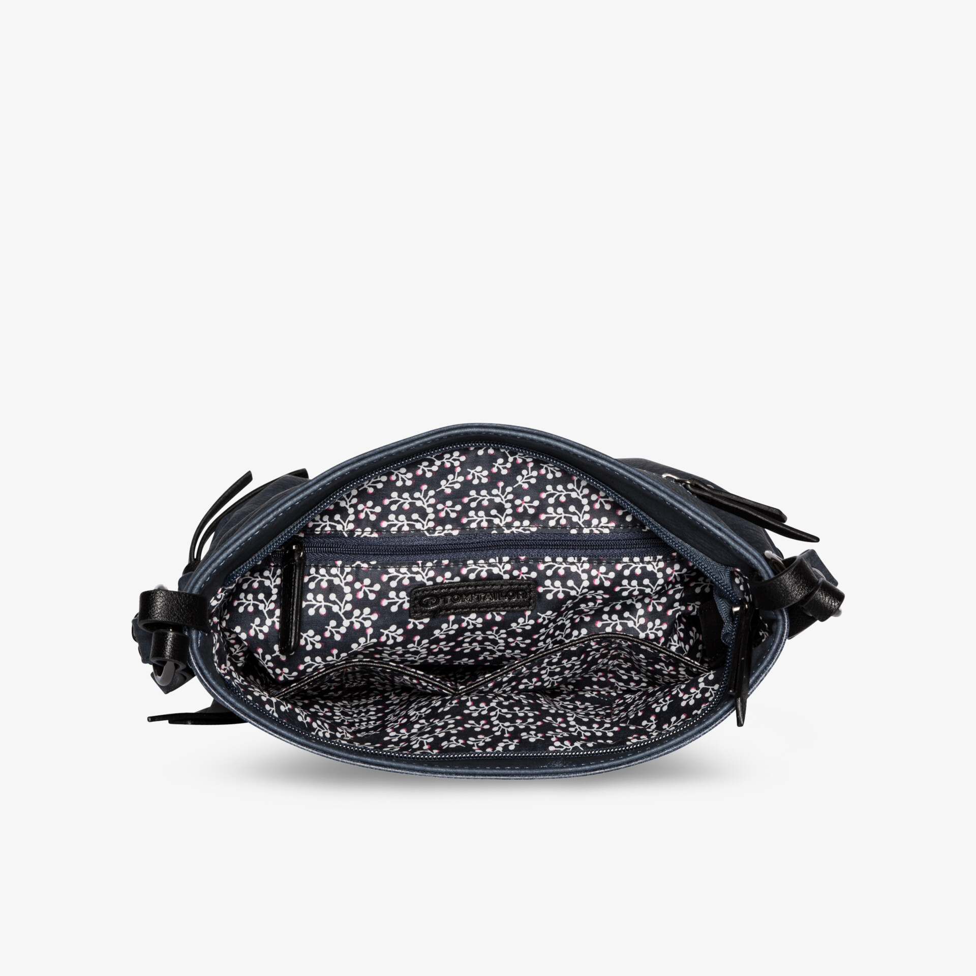 Elegante Tasche mit geräumigem Innenraum und stilvollem floralen Muster für vielseitige Einsatzmöglichkeiten.