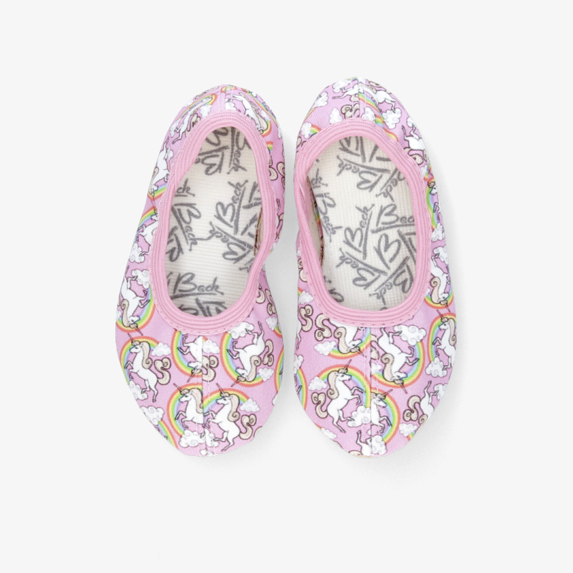 Bunte Slip-On-Schuhe mit Einhorn-Design, bequem und stilvoll für den täglichen Gebrauch geeignet.