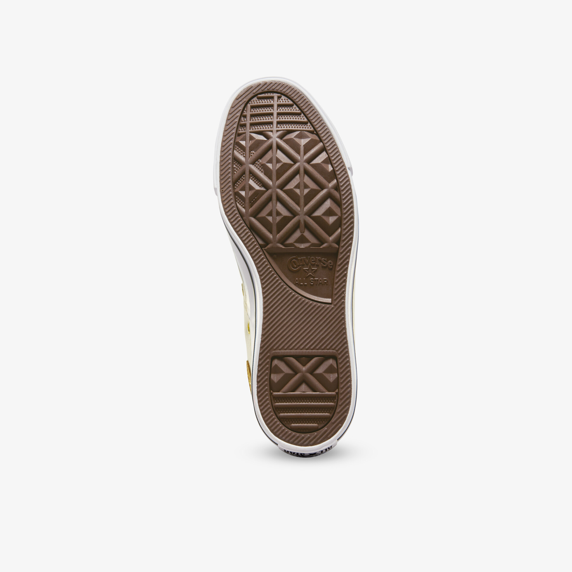Robuste braune Schuhsohle mit rutschfestem Profil für sicheren Halt und hohe Langlebigkeit