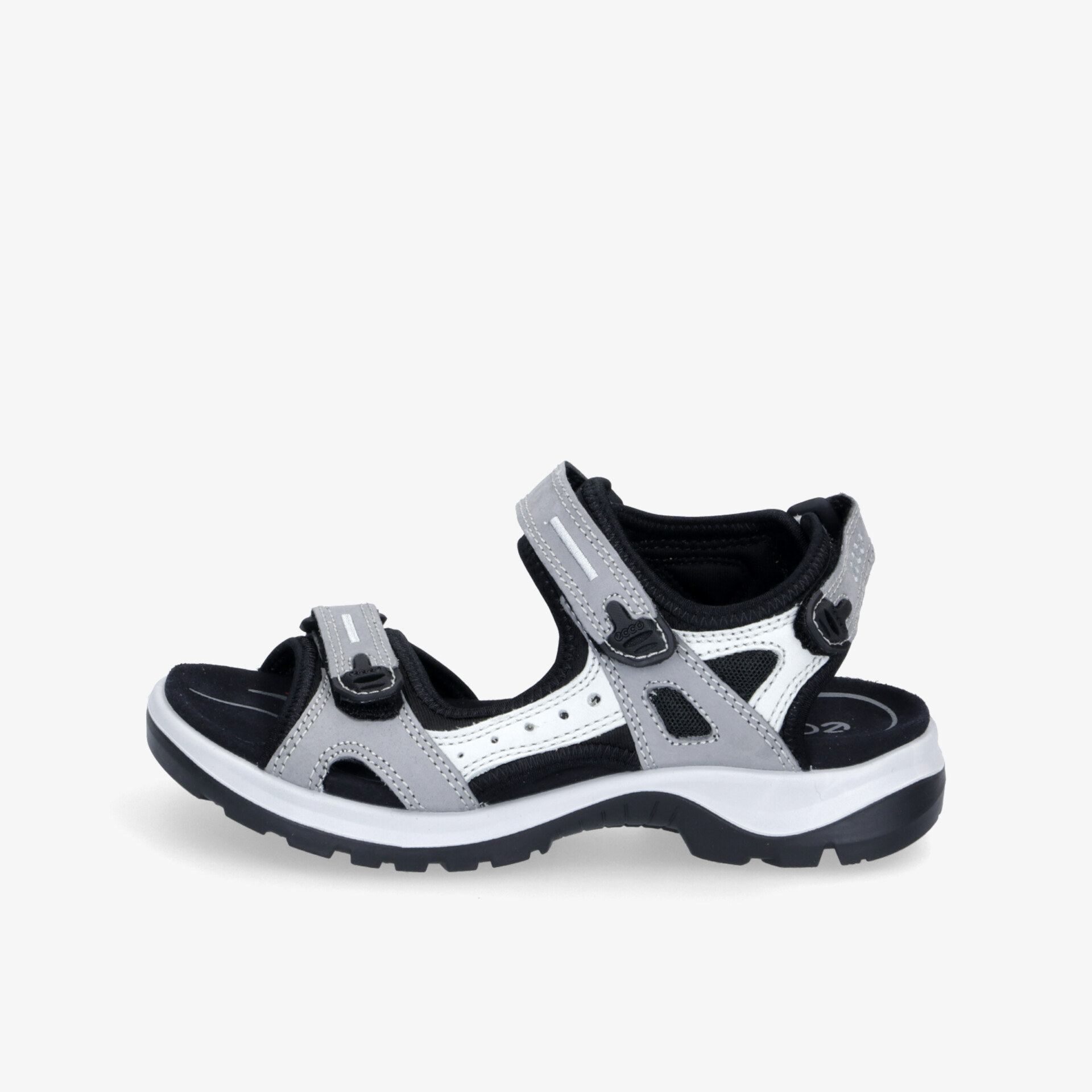 Bequeme und robuste Outdoor-Sandale mit Klettverschluss für sicheren Halt und atmungsaktivem Design.