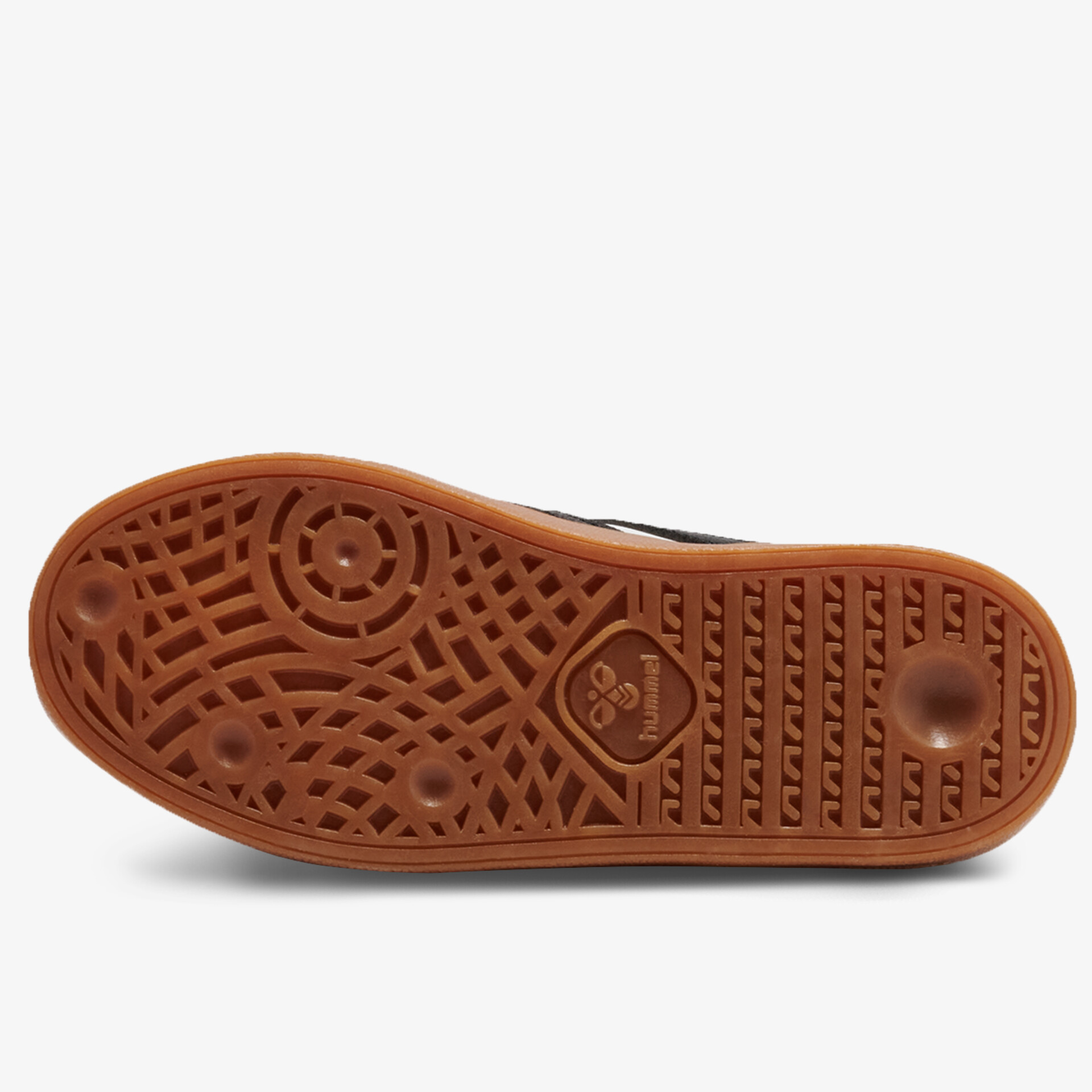 Hochwertige Gummisohle mit rutschfestem Profil und robustem Design für hervorragende Traktion und Stabilität.