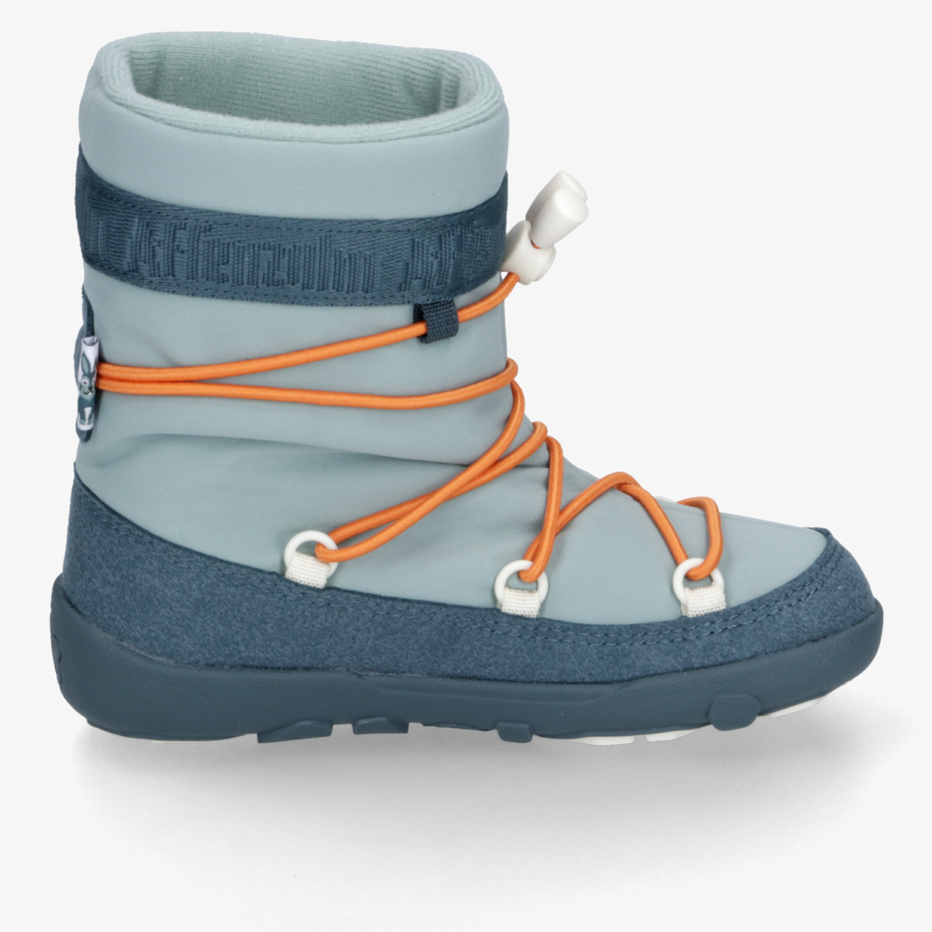 Warmer Winterstiefel in Blau mit stabiler Schnürung und rutschfester Sohle ideal für kaltes Wetter