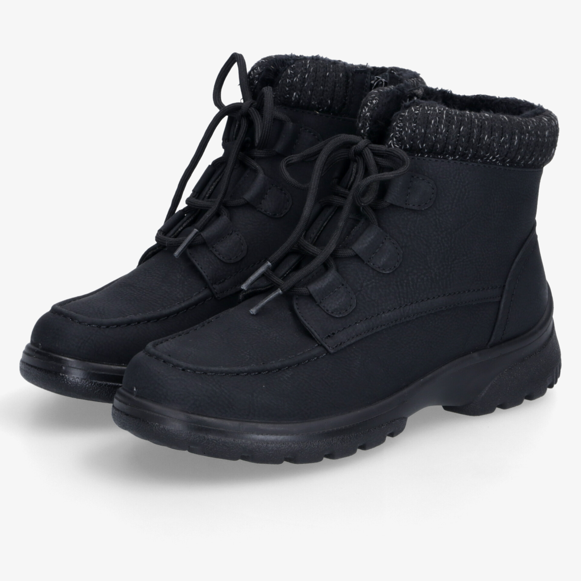 Robuste, warme Schuhe mit gepolstertem Schaft und rutschfester Sohle für sicheren und komfortablen Halt