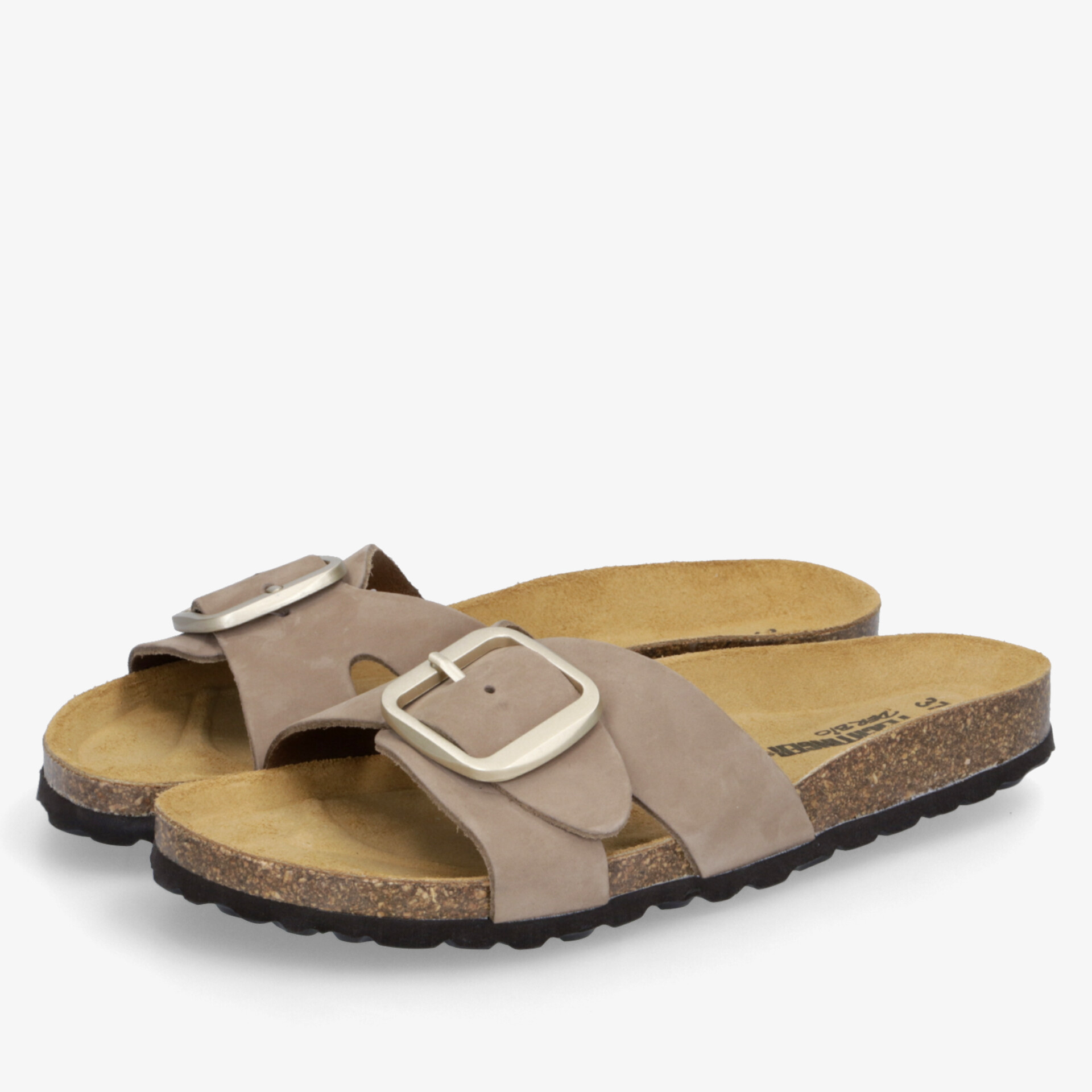 Bequeme Sandale mit verstellbarer Schnalle und hochwertiger Korksohle für optimalen Tragekomfort und langlebigen Einsatz