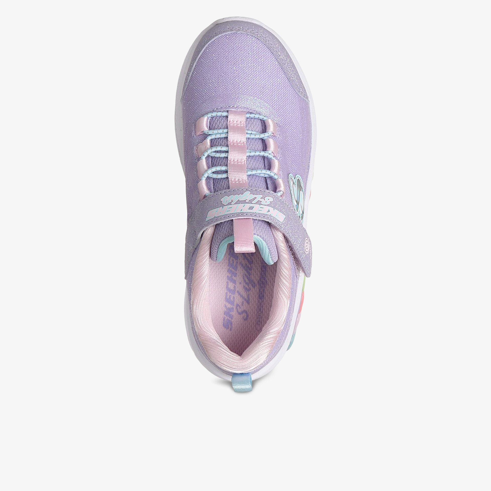 Leichter und bequemer Schuh in Lila und Rosa mit Klettverschluss für optimalen Halt