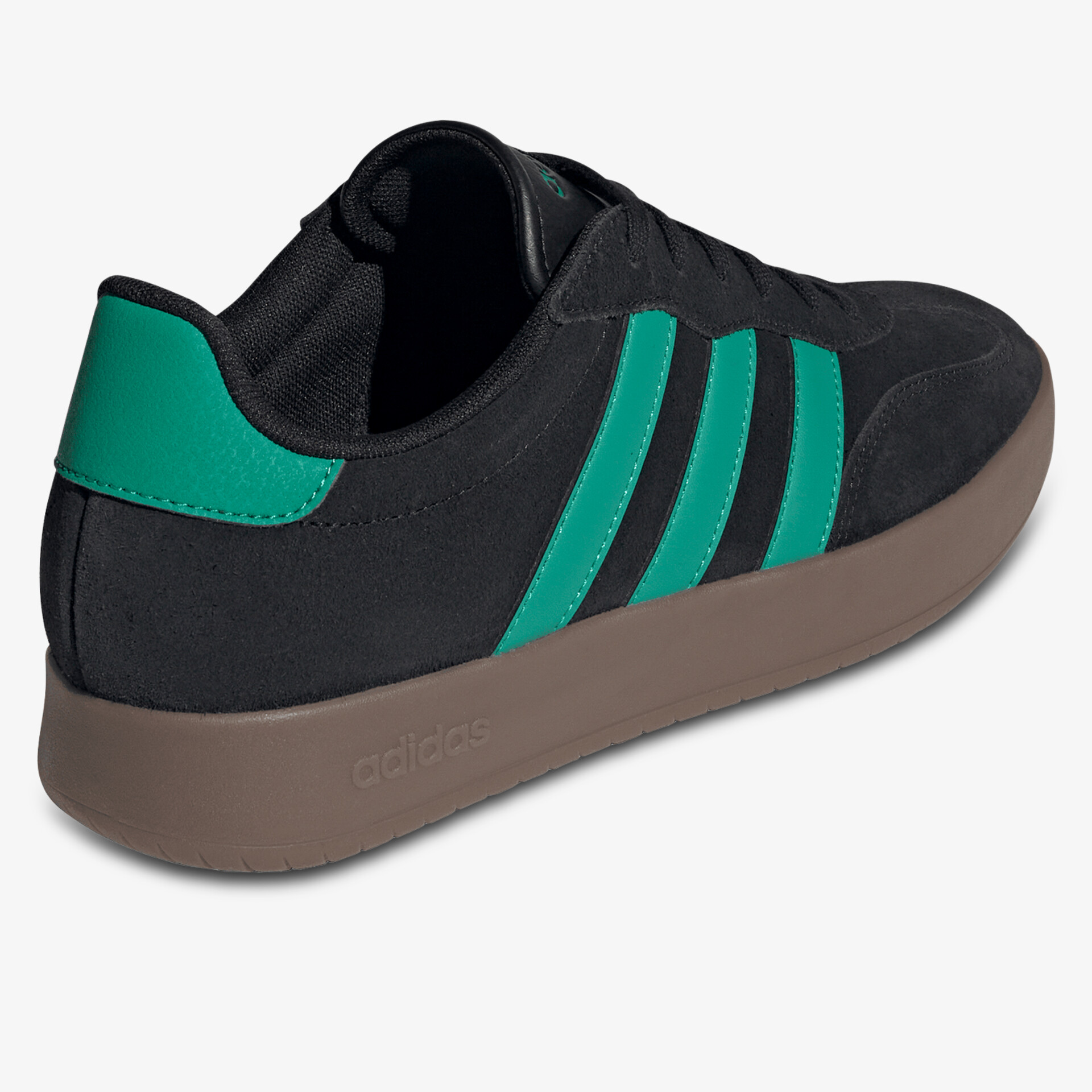 Sportlicher Schuh mit flexiblem Tragekomfort, griffiger Sohle und modernem Design in Schwarz und Grün