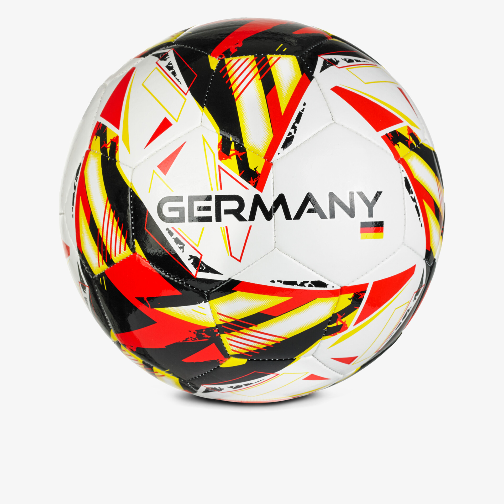 Hochwertiger Fußball mit leuchtendem Deutschland-Design für präzise Ballkontrolle und Strapazierfähigkeit