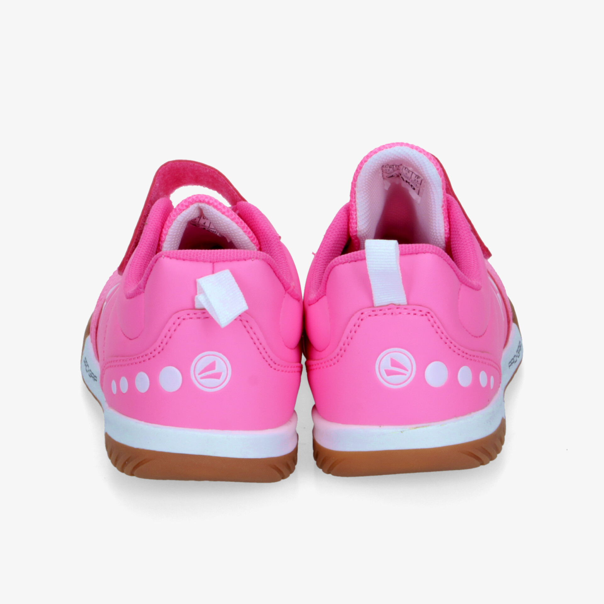 Rosa Sneaker hintenansicht mit komfortablem Design, leichter Bauweise und rutschfester Sohle
