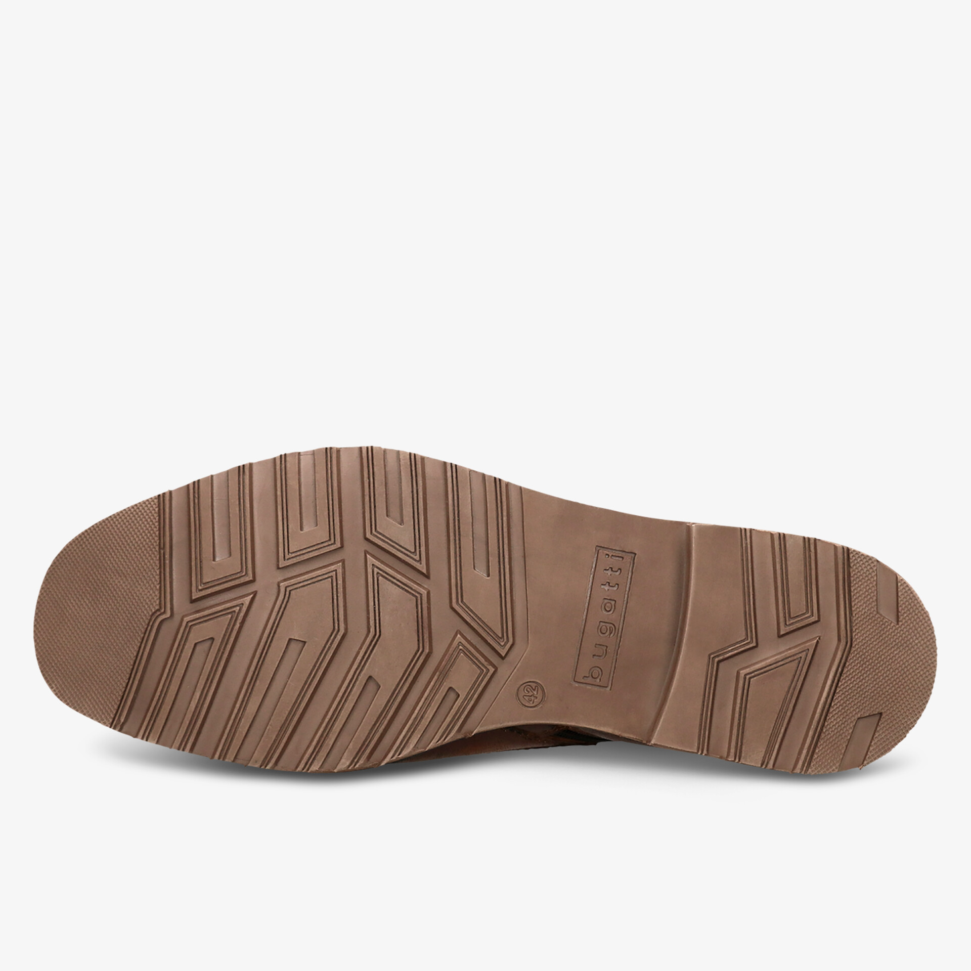 Robuste rutschfeste Gummisohle mit tiefem Profil für sicheren Halt und hohe Langlebigkeit