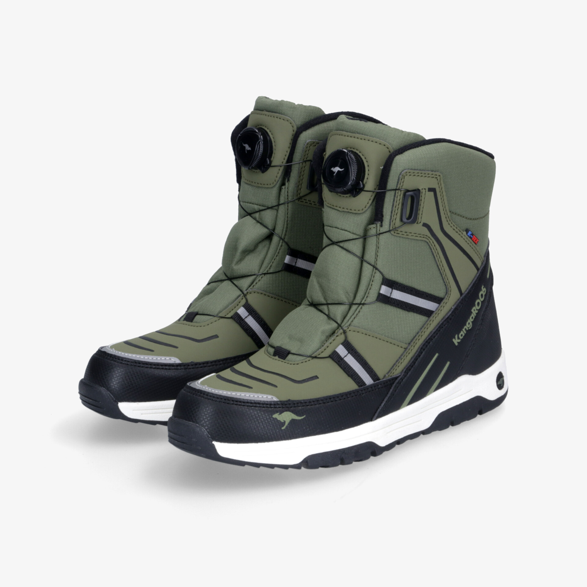 Stylische grüne Snowboardschuhe mit robustem Design und komfortabler Passform für optimale Performance im Schnee.