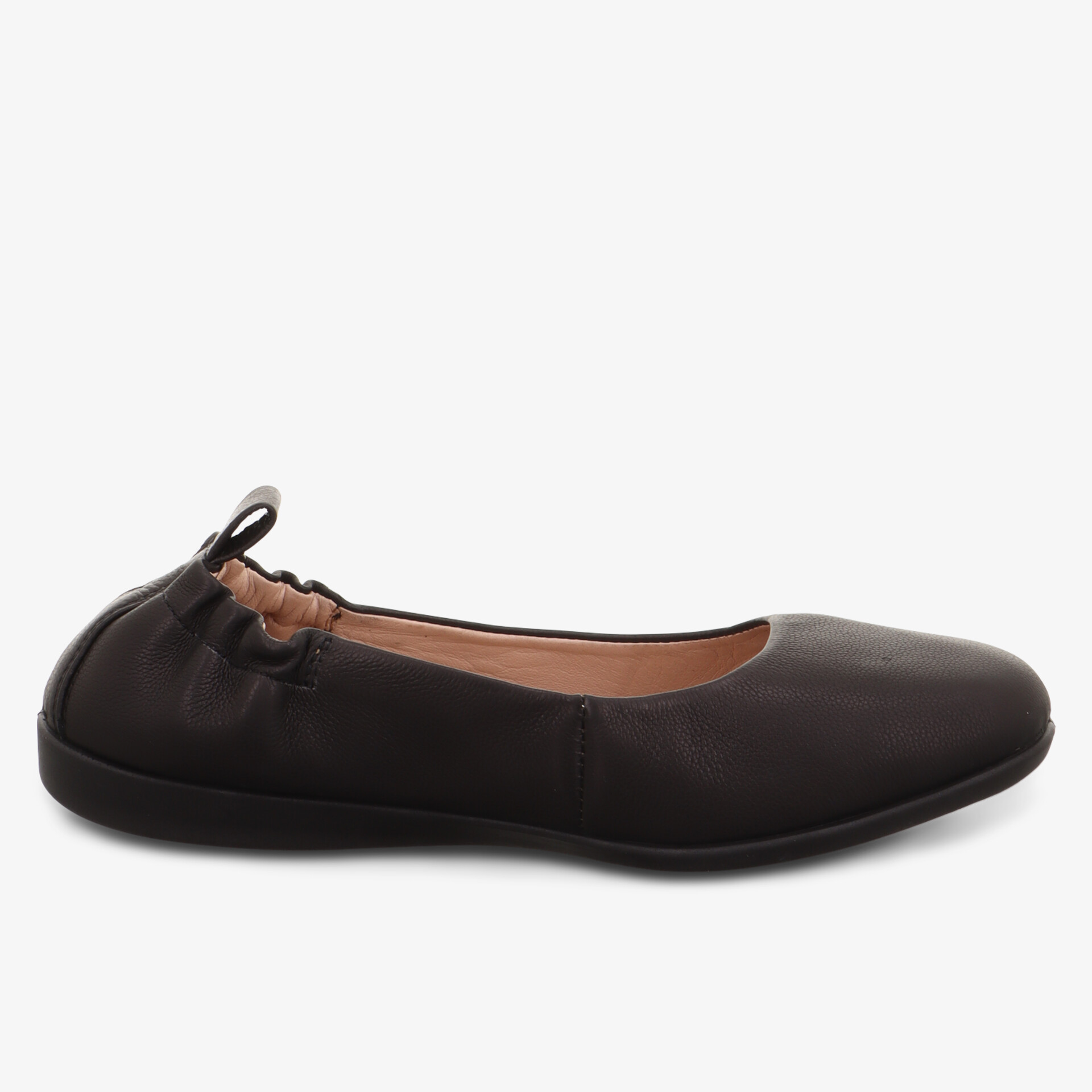 Schlichter und bequemer Ballettschuh aus weichem Material mit flexibler Sohle für ganztägigen Komfort