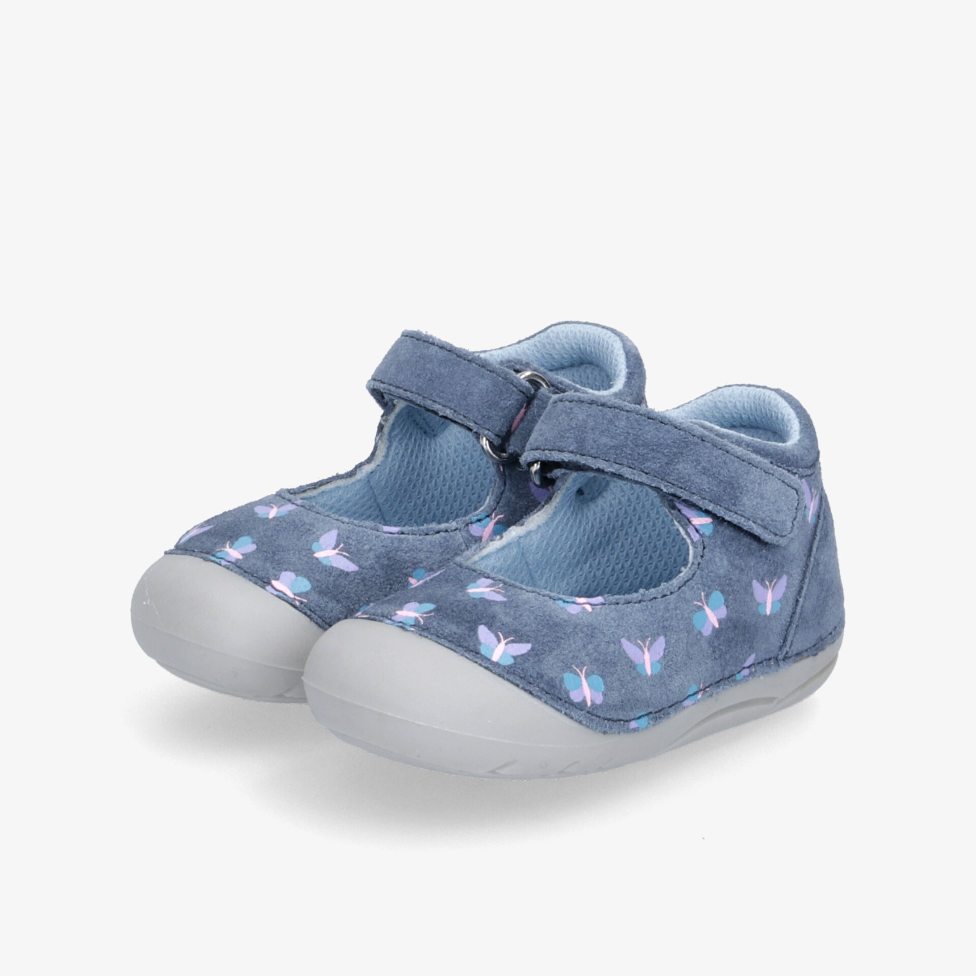 Stilvolle und bequeme Schuhe mit Klettverschluss und rutschfester Sohle, ideales Design für ganztägigen Tragekomfort.