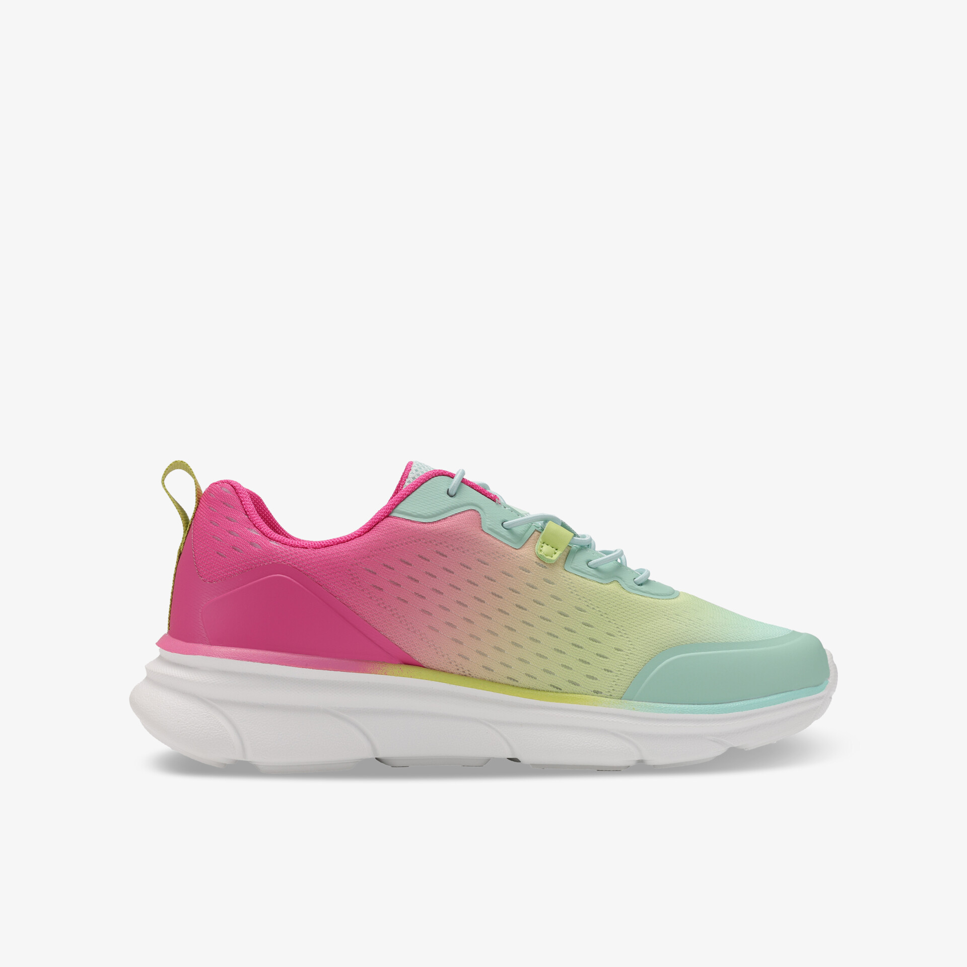 Leichter und bequemer Sneaker mit atmungsaktivem Material und farbenfrohem Design, ideal für sportliche Aktivitäten