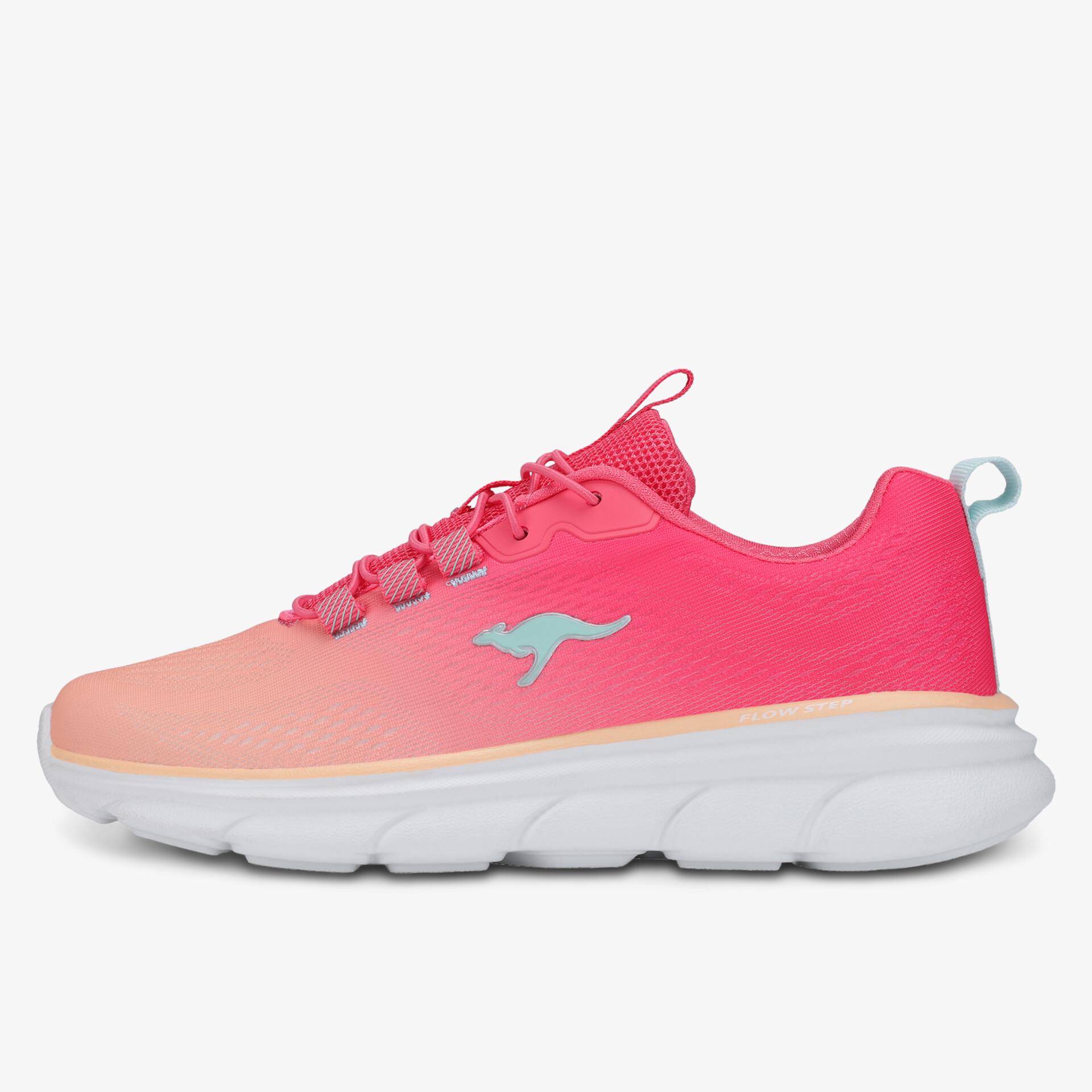 leichter und atmungsaktiver Sportschuh in leuchtendem Pink mit bequemer Passform und flexibler Sohle