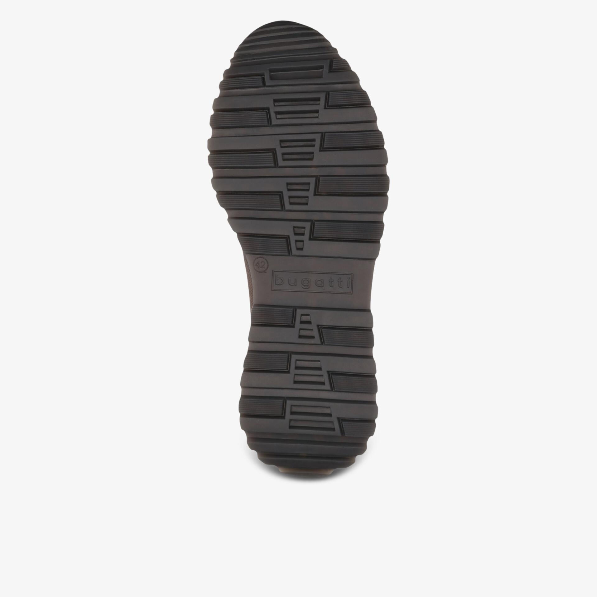 Robuste, rutschfeste Trekkingsohle mit tiefem Profil für sicheren Halt und lange Haltbarkeit