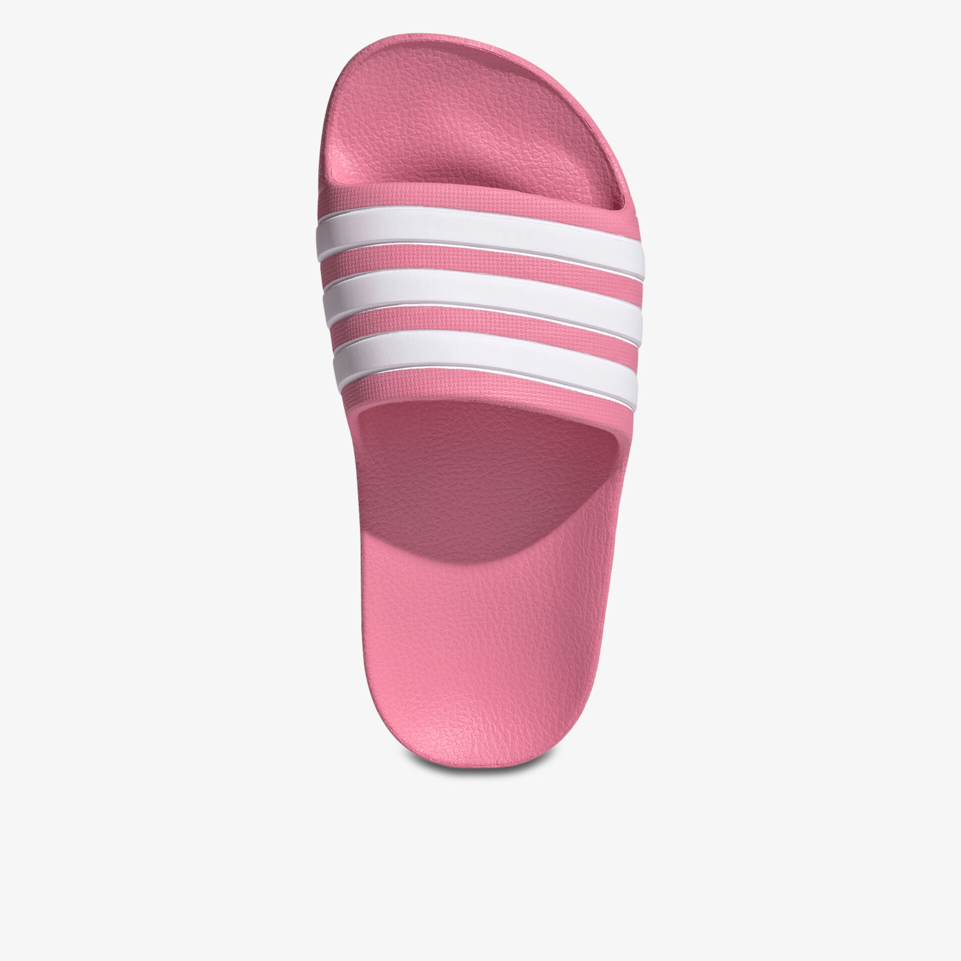 Leichte und bequeme rosafarbene Badeschuhe mit weißen Streifen, ideal für Freizeit und Sommer