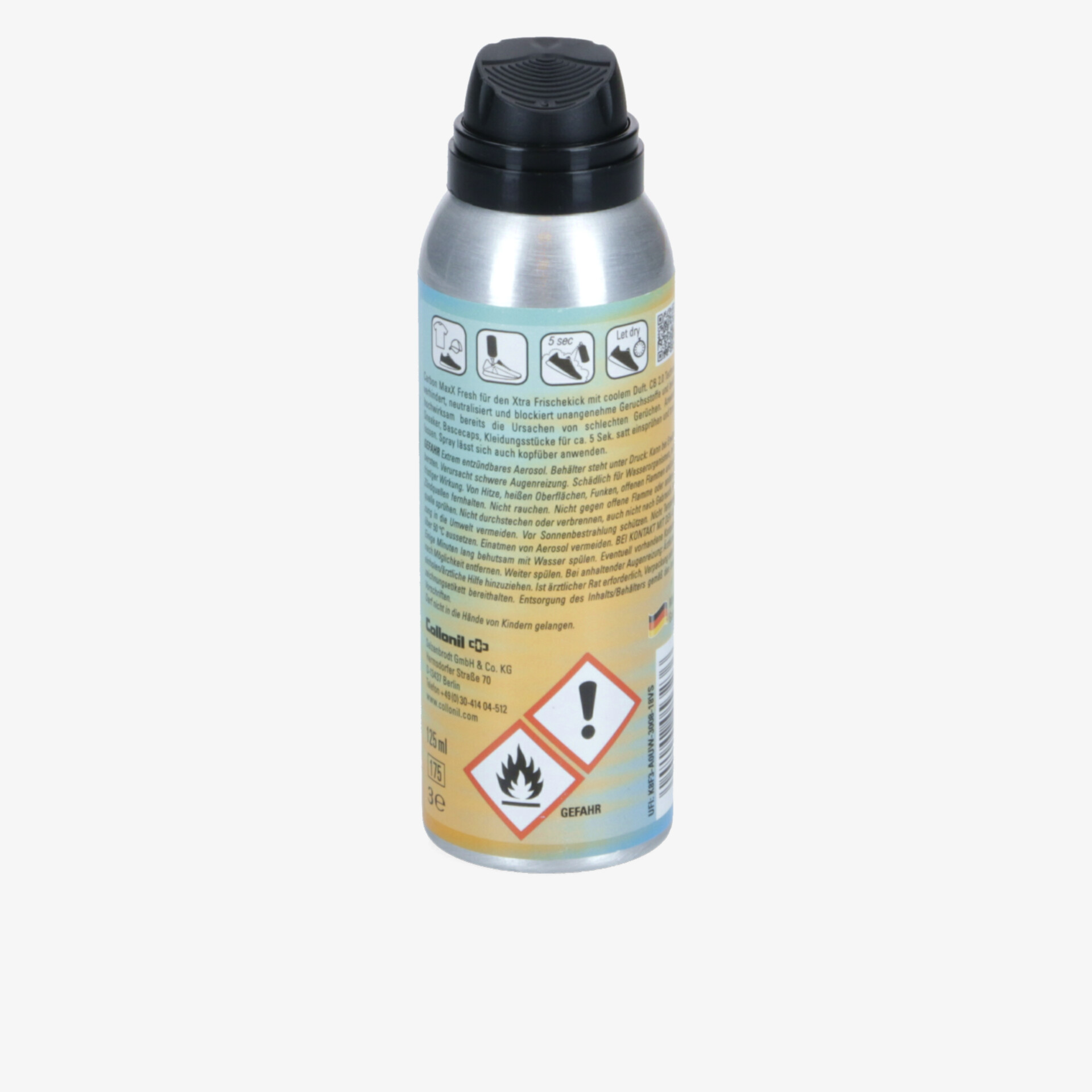 Metallene Spraydose mit schützendem Deckel, ideal für sicheren und zuverlässigen Gebrauch