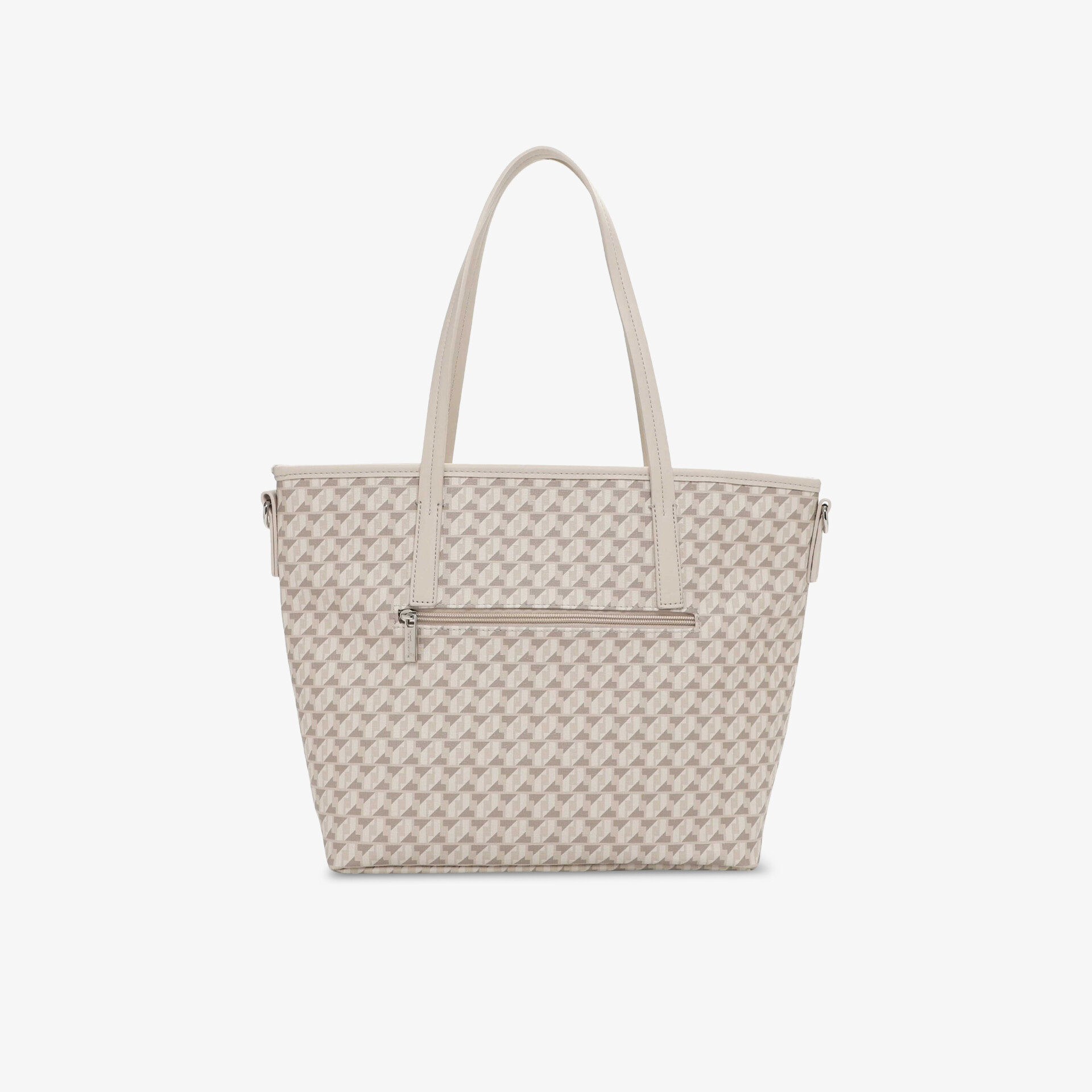 Elegante beige Handtasche mit geräumigem Innenraum und praktischen Tragegriffen für vielseitigen Einsatz