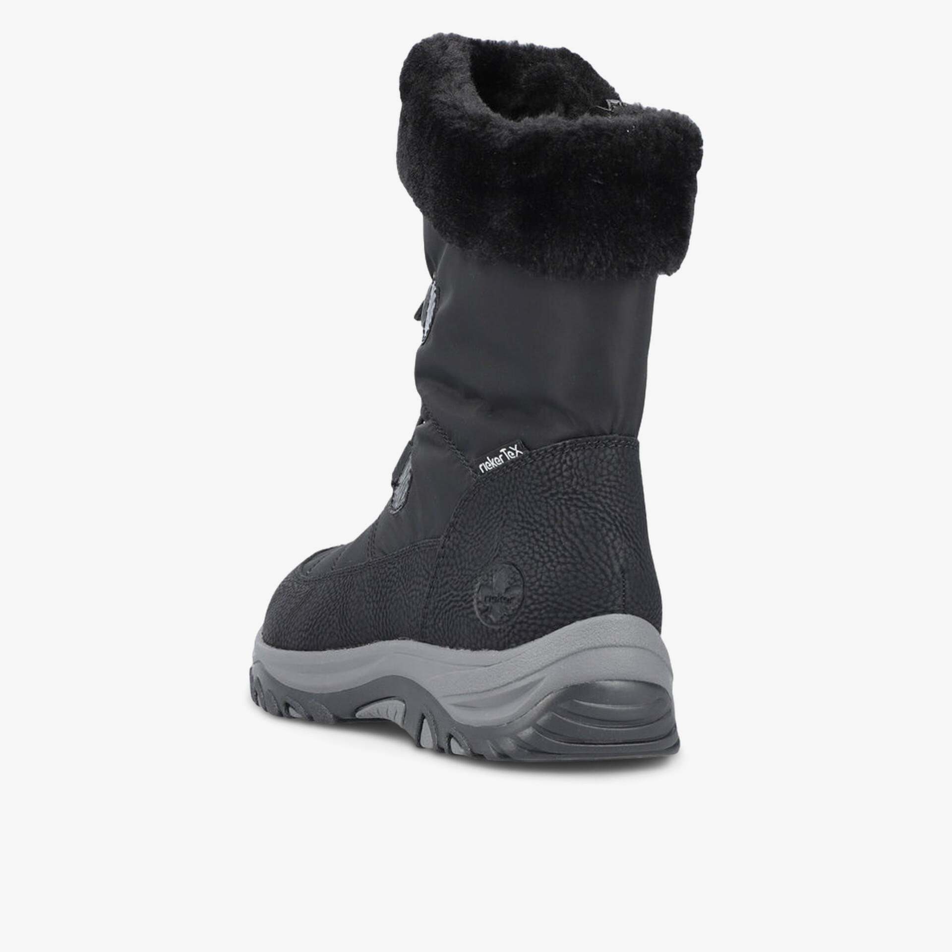 Robuster, gefütterter Winterstiefel mit wasserdichtem Material und rutschfester Sohle für kalte Tage