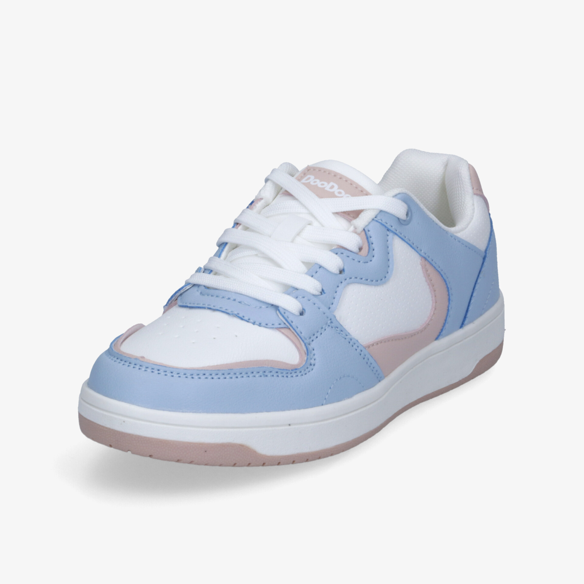 Moderner sportlicher Schuh in Blau und Weiß mit bequemem Schnitt und rutschfester Sohle, ideal für vielseitige Aktivitäten