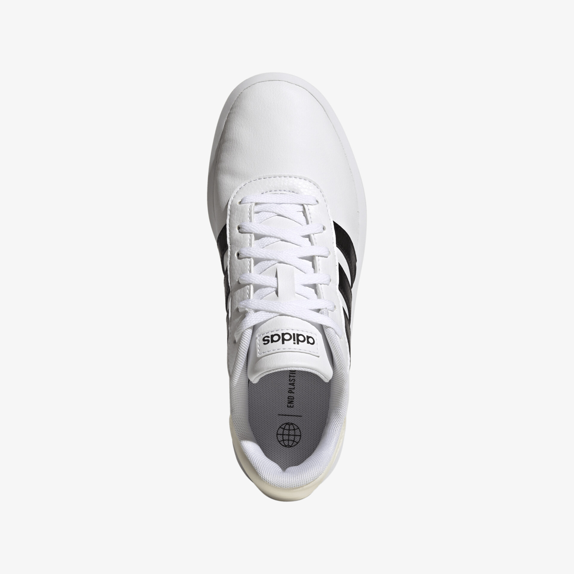 Bequemer, stilvoller weißer Sneaker mit klassischem Design und langlebiger Konstruktion für vielseitigen Einsatz.