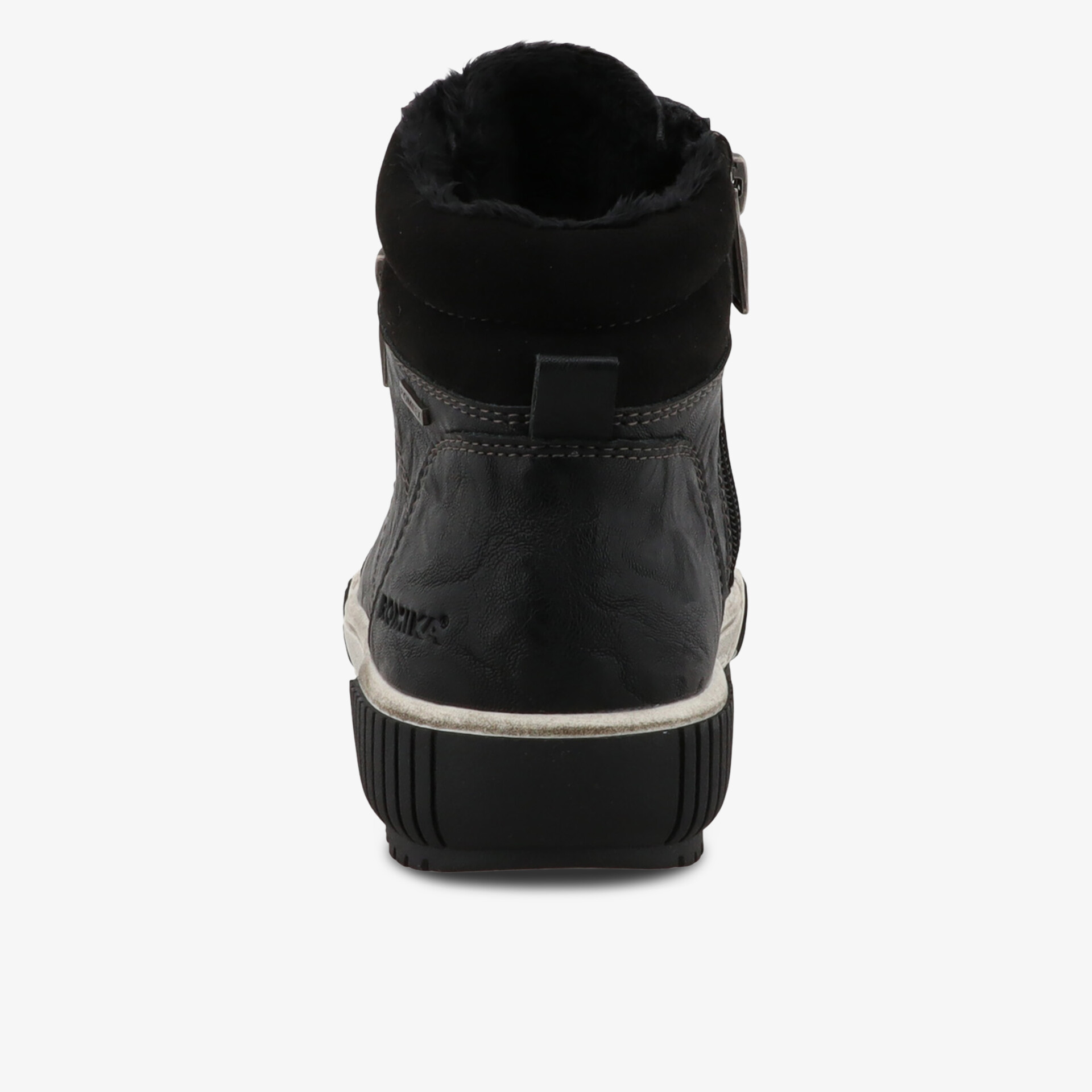 Robuster Schuh mit hohem Schaft und warmem Innenfutter für optimalen Komfort und Halt