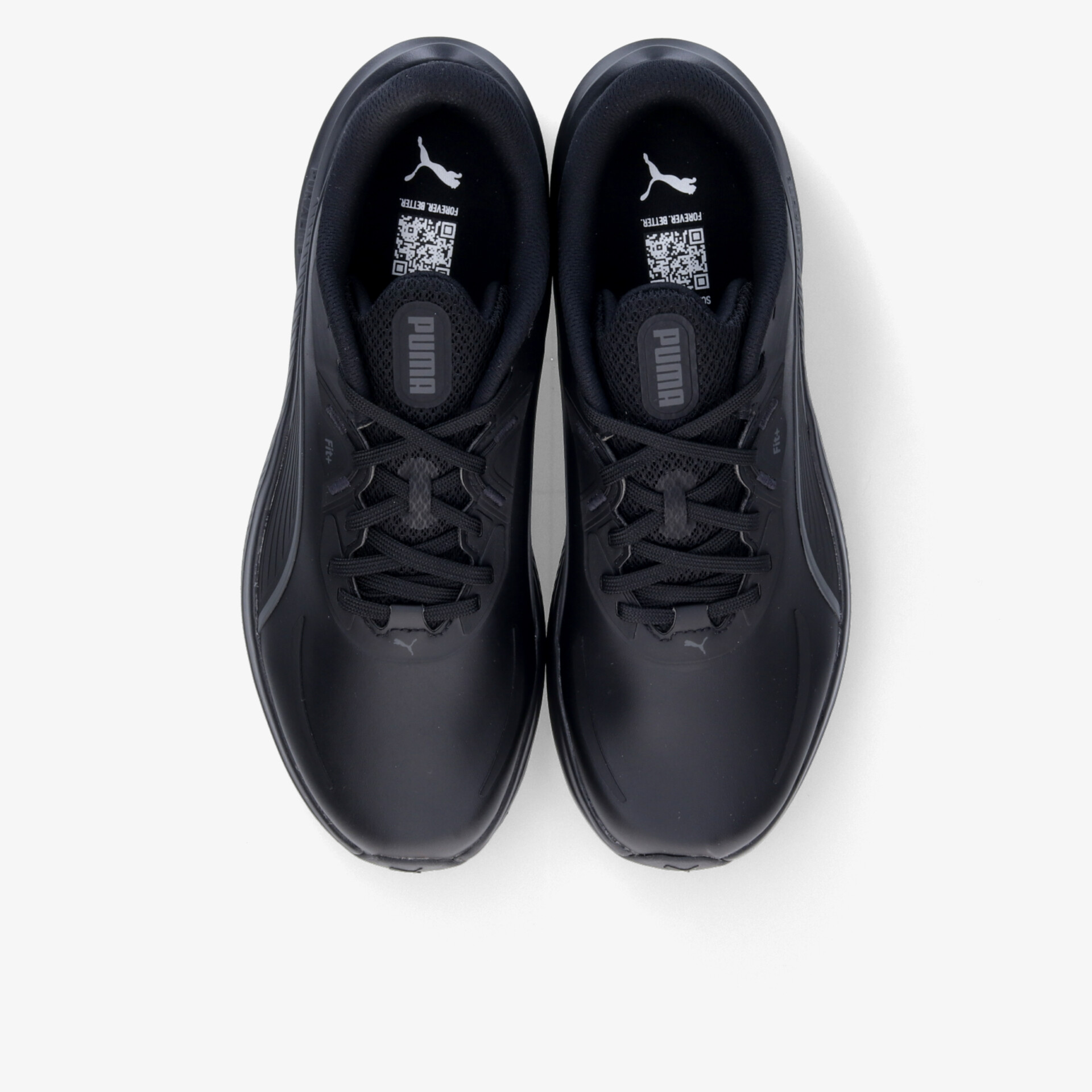 Leichte und bequeme schwarze Sportschuhe mit Schnürsenkeln und robuster, flexibler Sohle, ideal für tägliche Aktivitäten