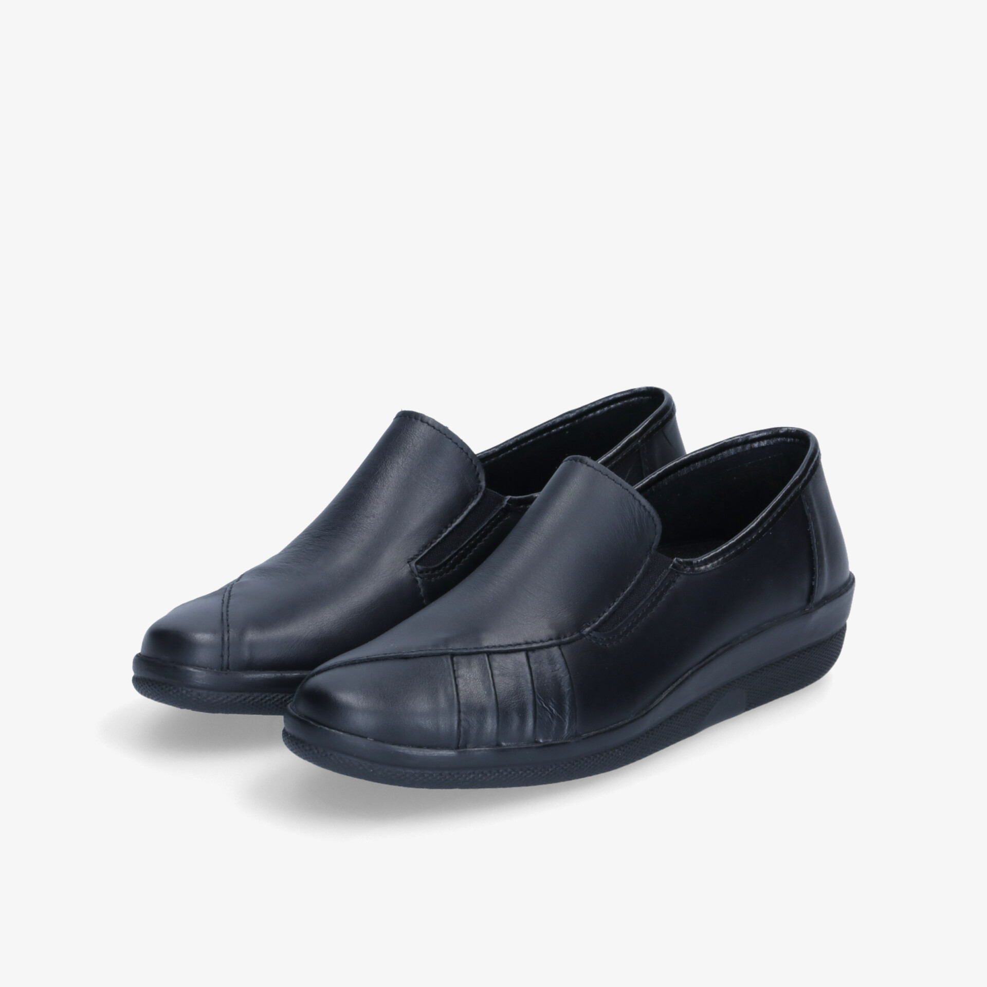 Schwarze elegante Loafer, vielseitig und bequem, ideal für jeden Anlass