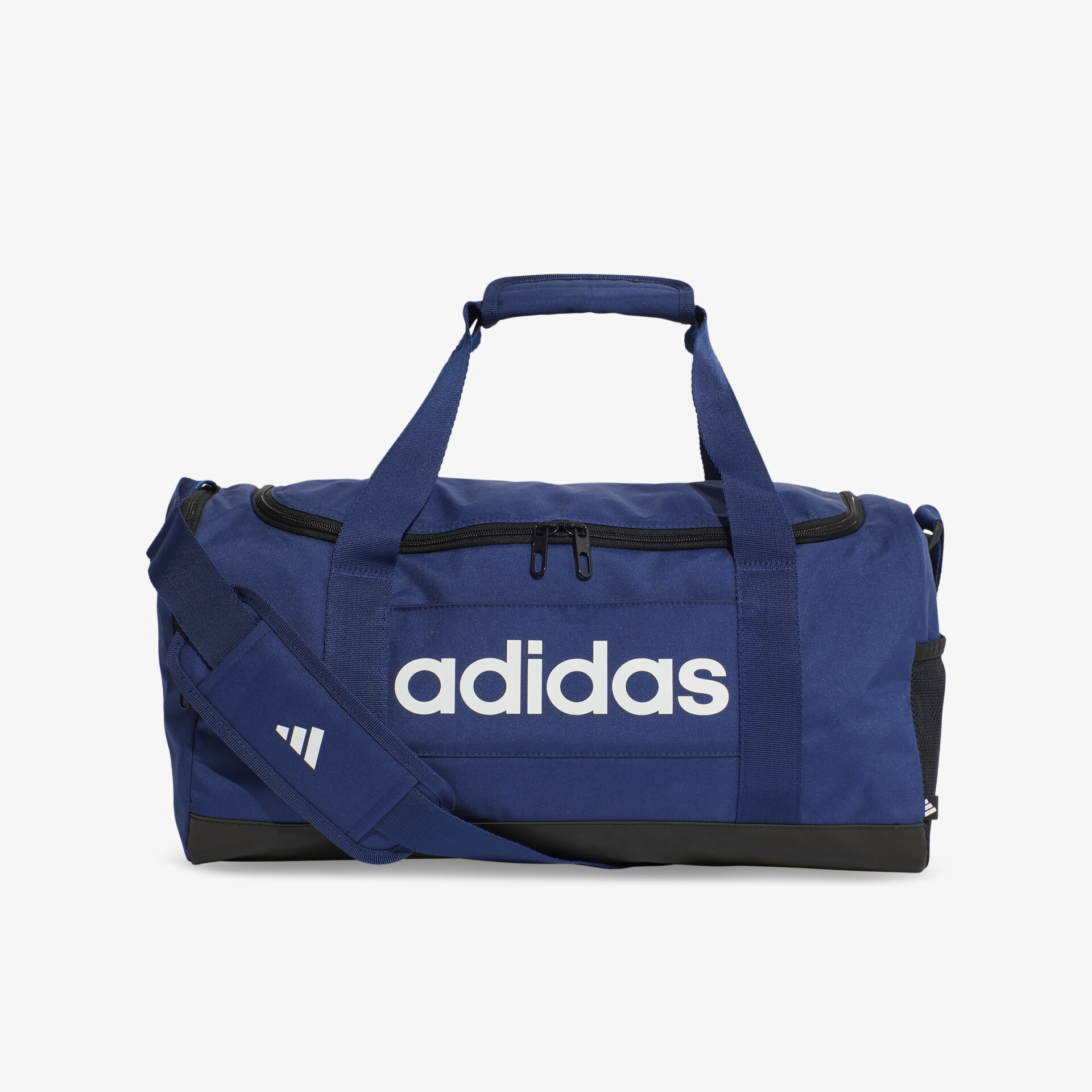 Robuste blaue adidas Sporttasche mit großem Fassungsvermögen und verstellbarem Schulterriemen