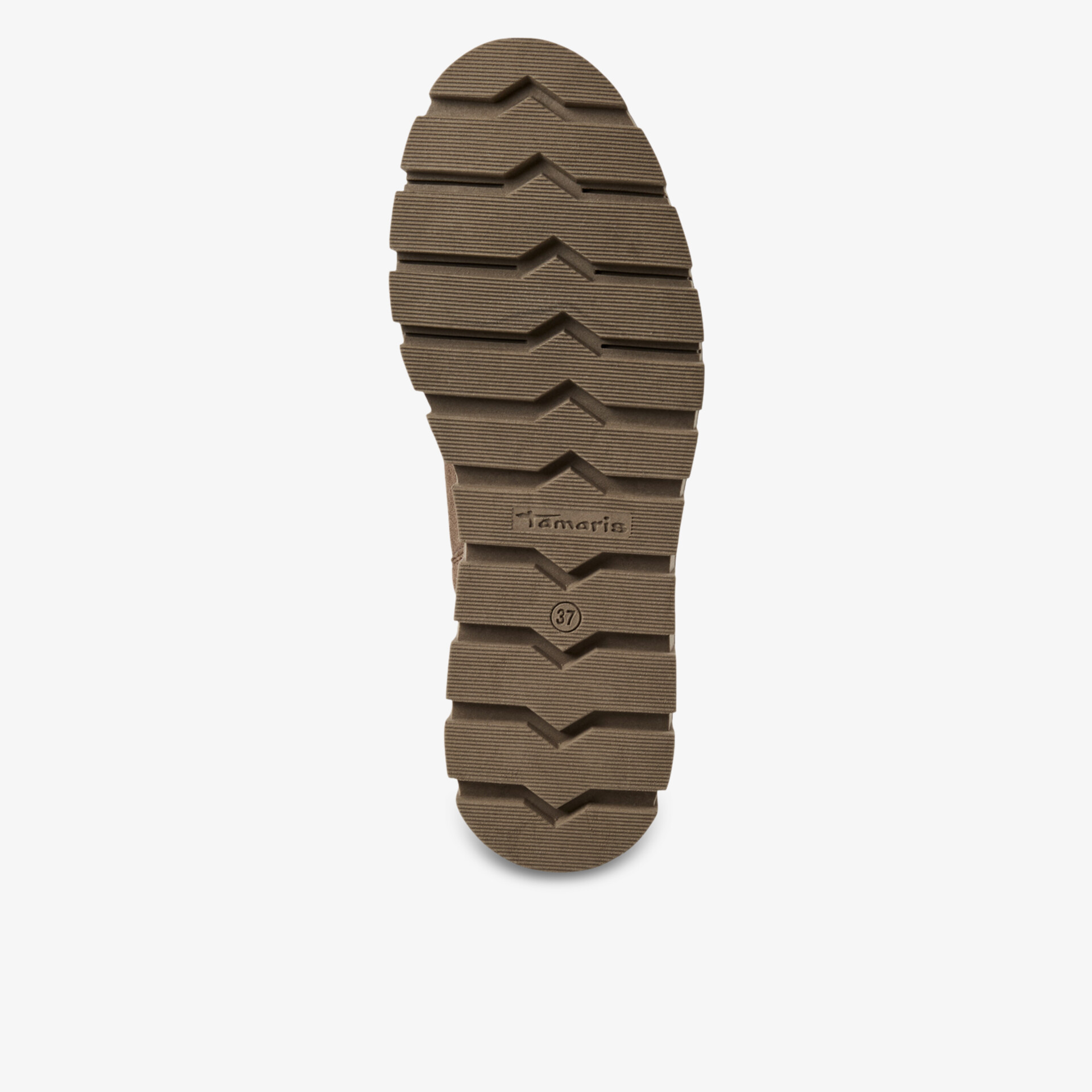 Rutschfeste robuste Profilsohle mit tiefem Profil für optimalen Grip und Stabilität auf verschiedenen Untergründen