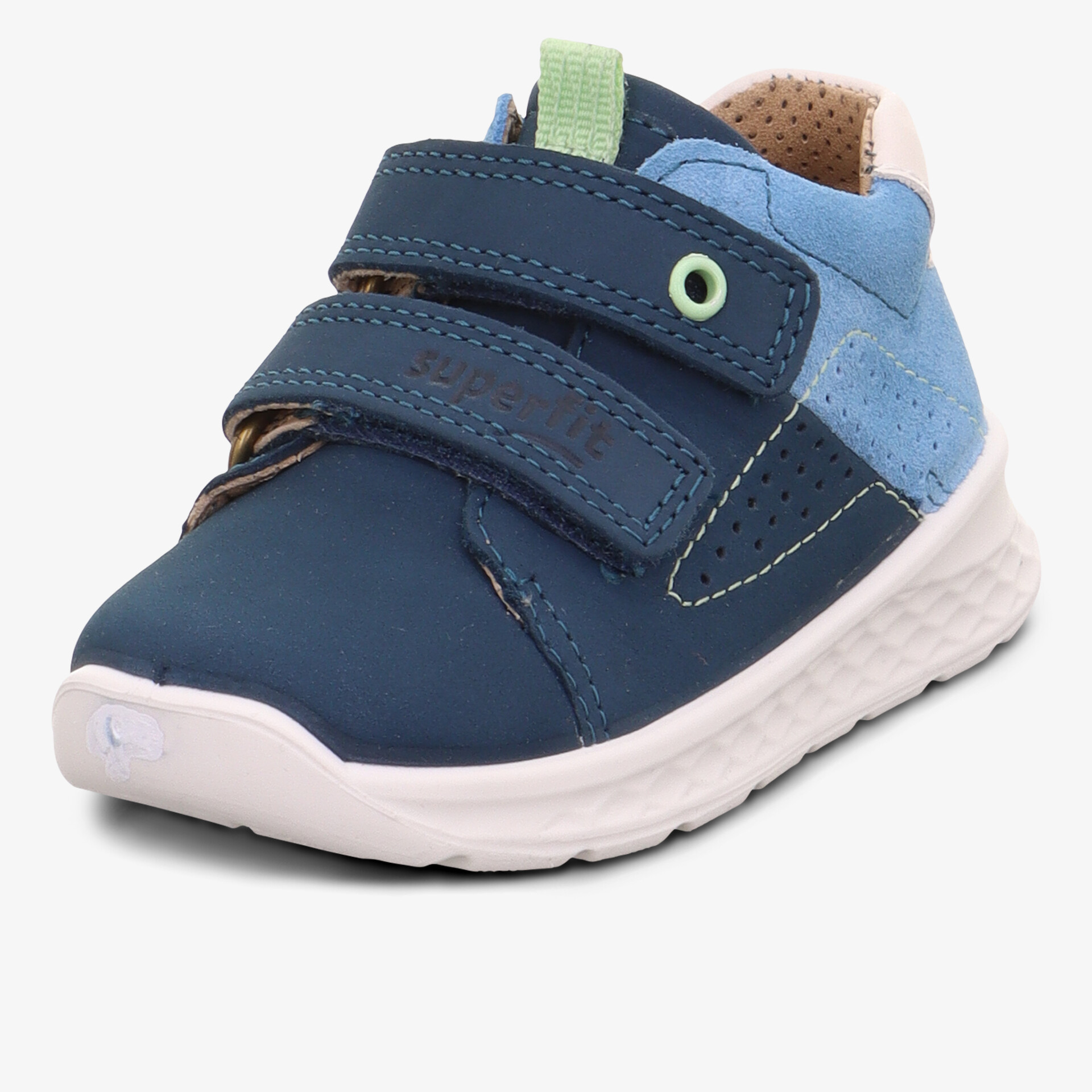 Bequemer leichter Kindersneaker mit verstellbaren Klettverschlüssen und flexibler Sohle, ideal für den Alltag