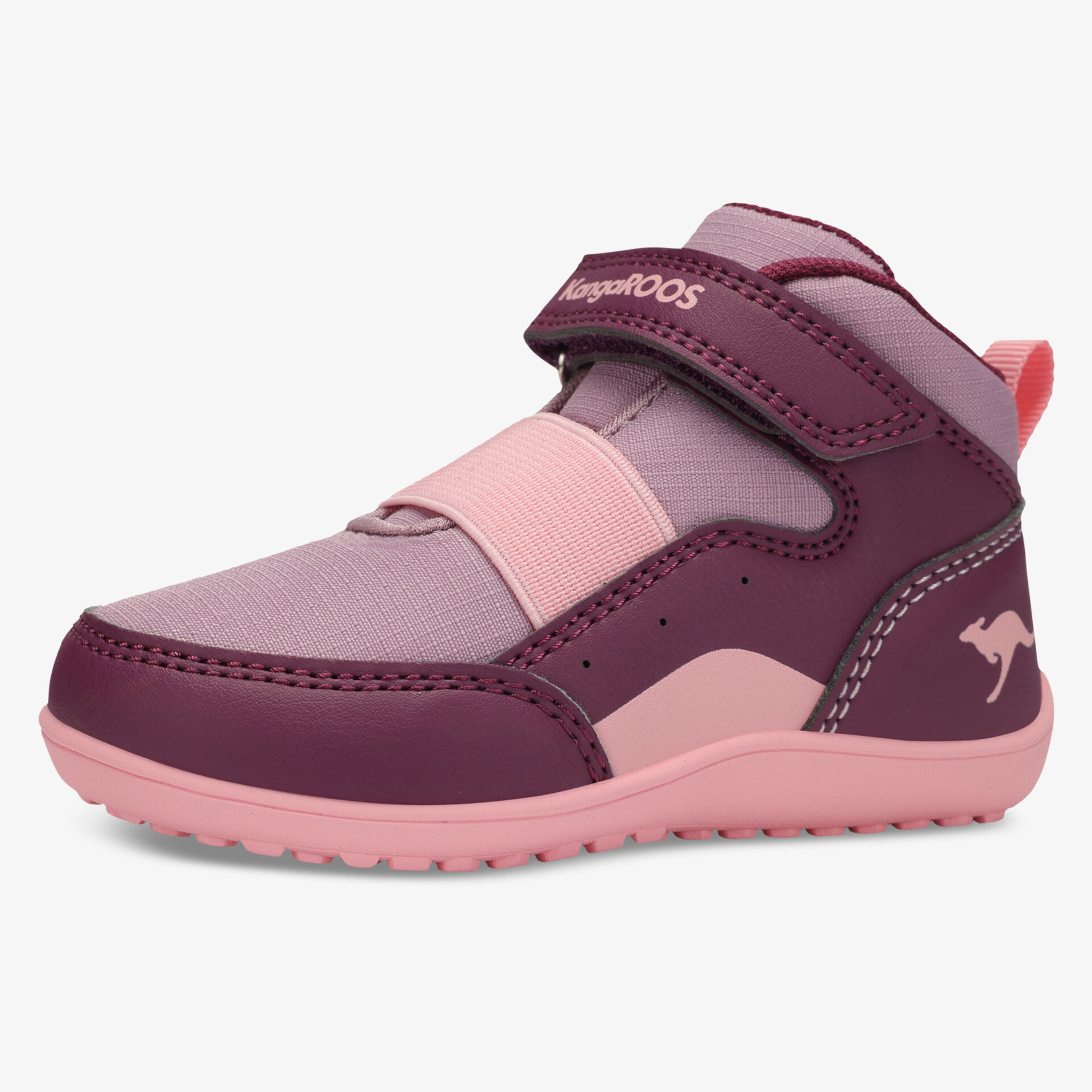 Bequemer und robuster Kinderschuh mit rutschfester Sohle und praktischem Klettverschluss in modernem Design
