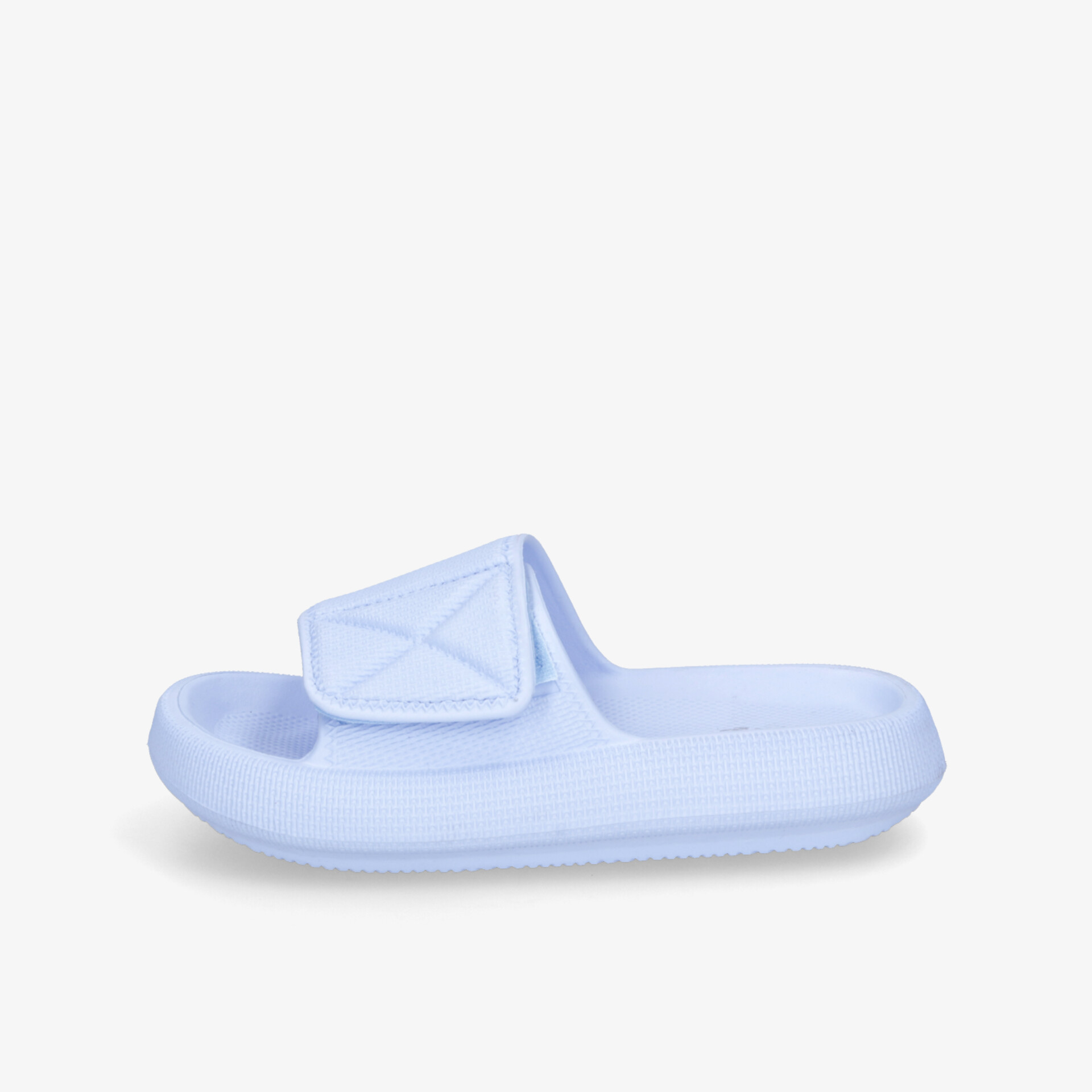 Blauer bequemer Hausschuh Slide mit gepolstertem Riemen, ergonomisch geformt und rutschfester Sohle