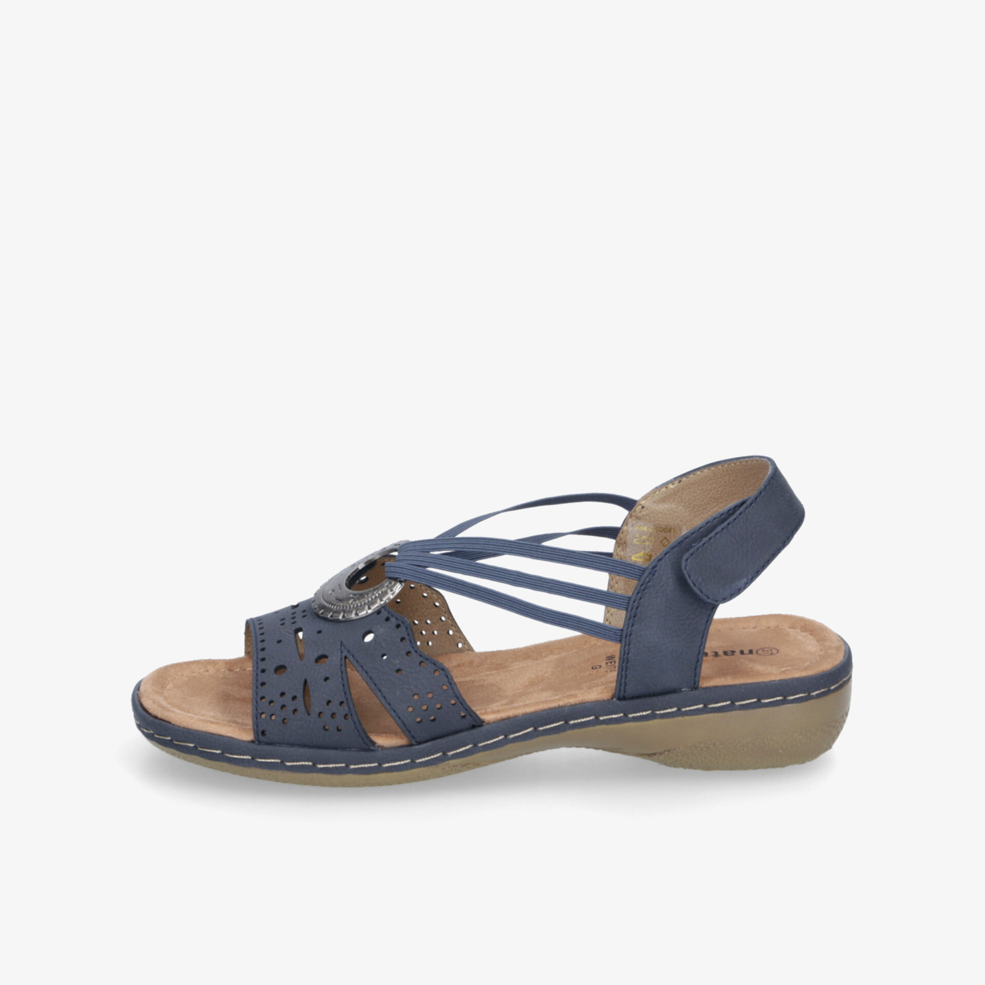 Bequeme Sandale mit verstellbarem Riemen und gepolsterter Innensohle für optimalen Tragekomfort