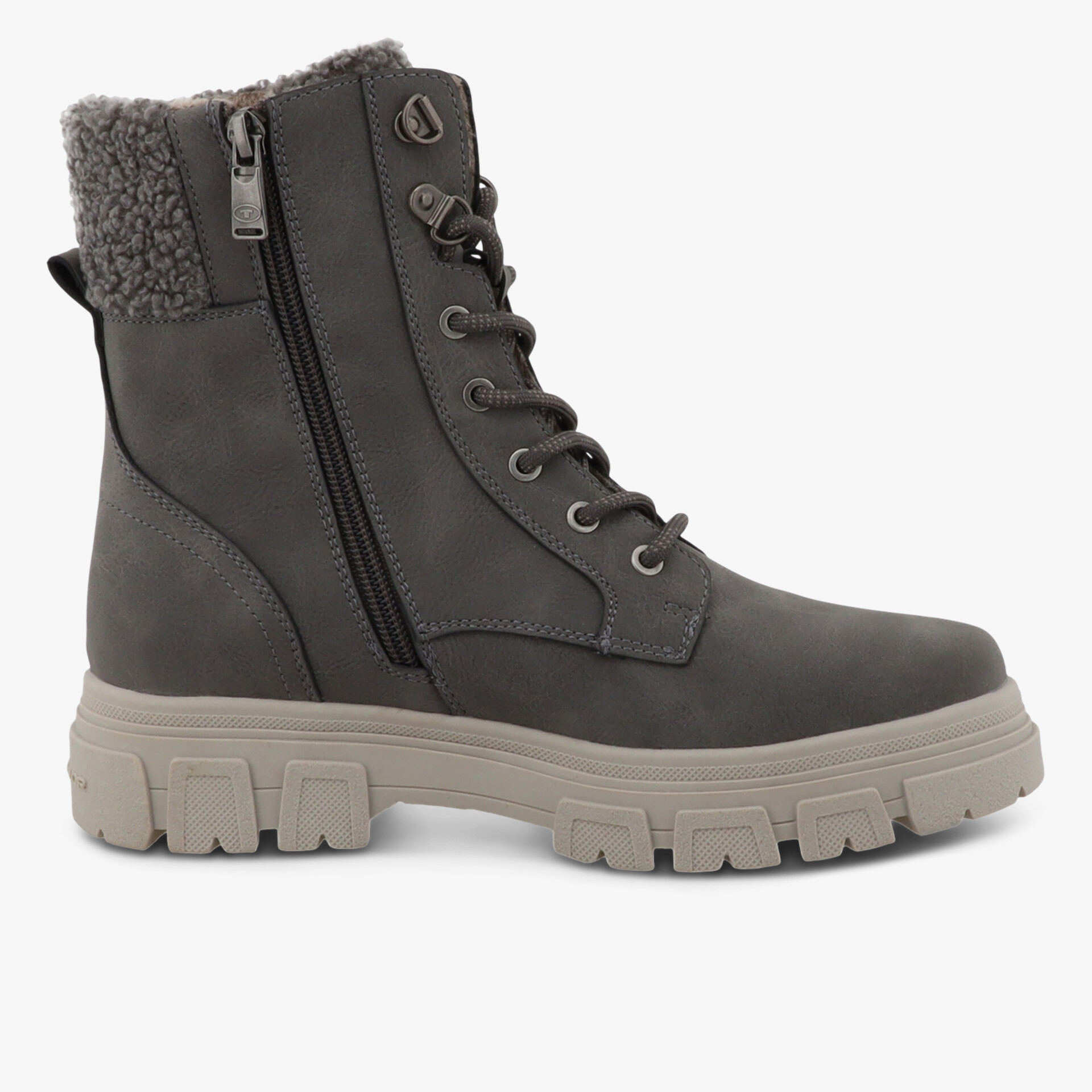 Robuster Winterstiefel mit warmer Fütterung, praktischem Reißverschluss und profilierter Laufsohle für festen Halt